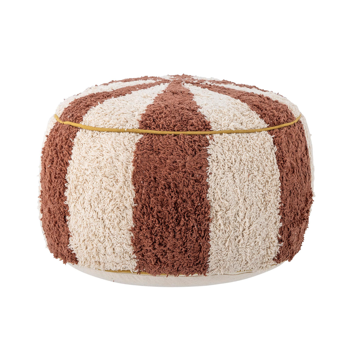 Charoline Pouf, Braun, Baumwolle in Brown präsentiert im Onlineshop von KAQTU Design AG. Pouf ist von Bloomingville Mini