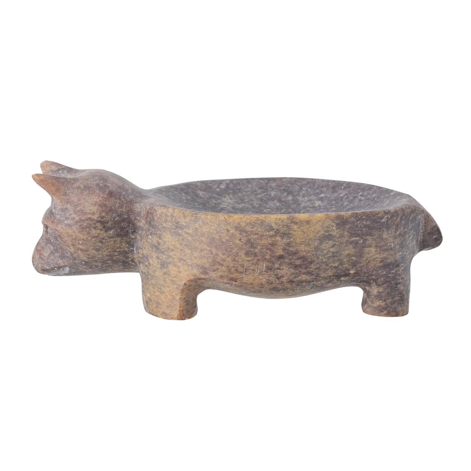 Die Vigo Schale aus natürlichem Speckstein von Bloomingville besticht durch ihr einzigartiges Design und ihre vielseitige Verwendbarkeit.