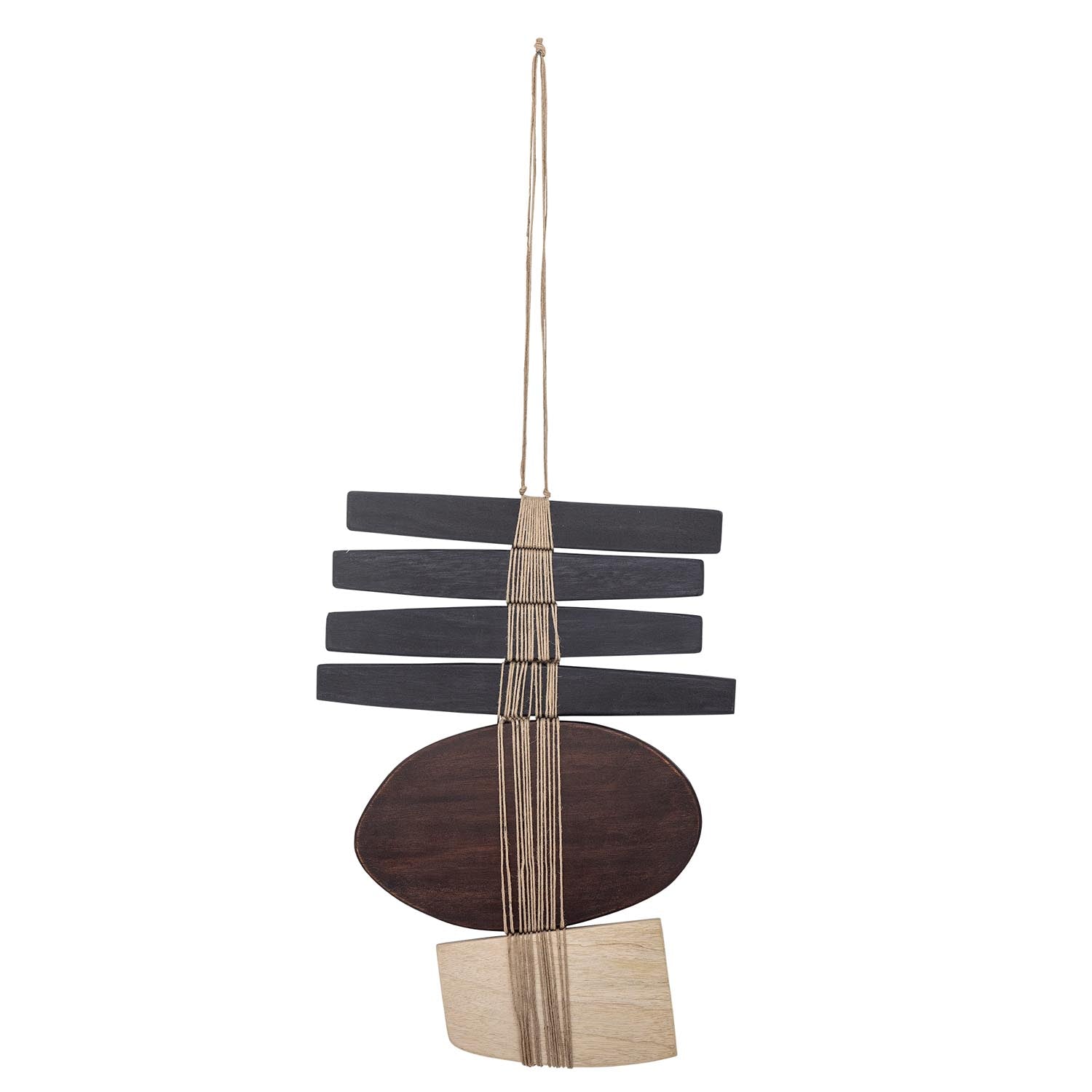 Die Yoki Wanddekoration aus Eiche von Bloomingville vereint natürliche Eleganz und modernes Design, ideal für stilvolle Wohnräume.