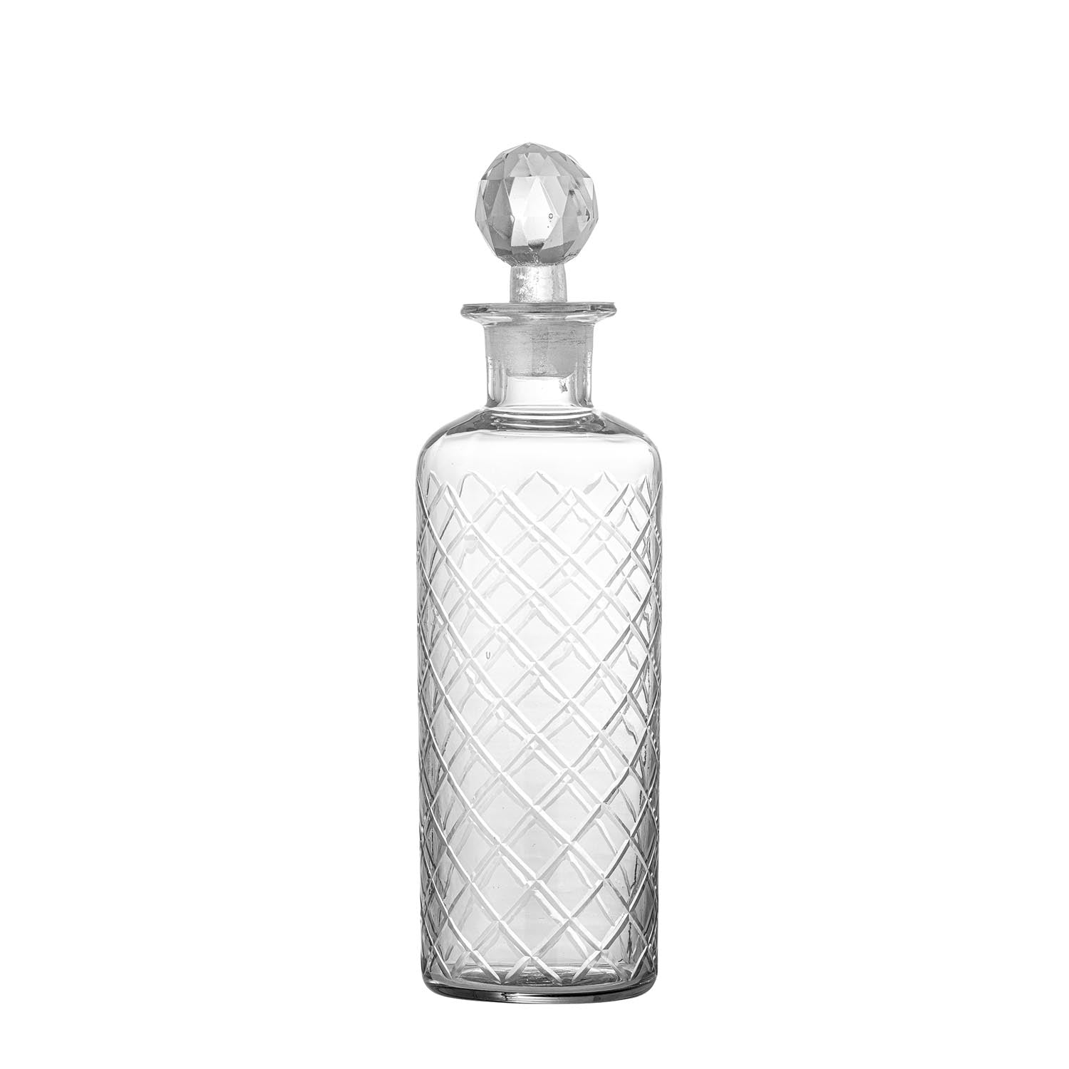 Der Meti Dekanter aus klarem Glas vereint Eleganz und Funktionalität, ideal für stilvolles Servieren von Getränken.