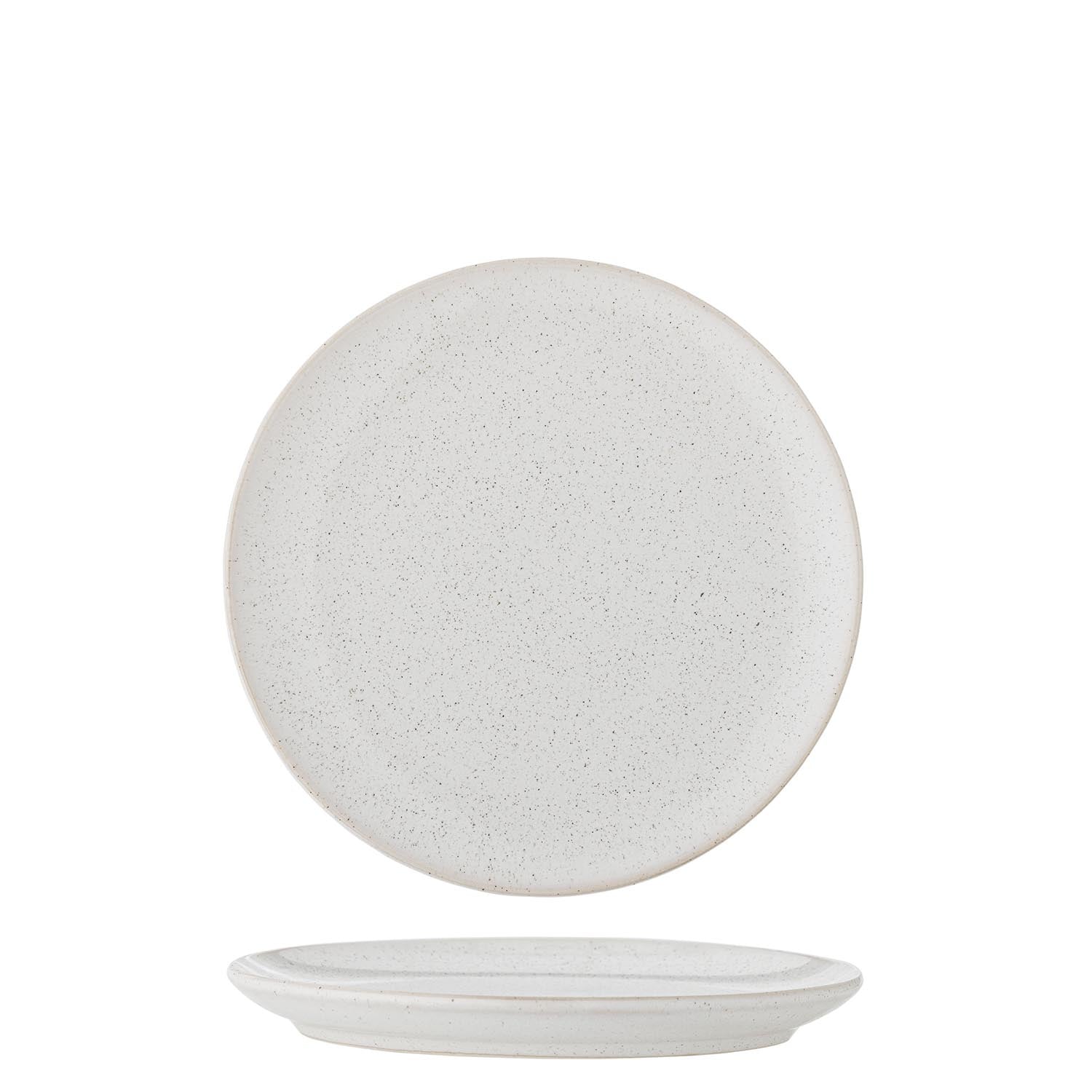 Der Addison Teller von Bloomingville aus weissem Steingut besticht durch zeitlose Eleganz und ergänzt jede Tischdekoration perfekt.