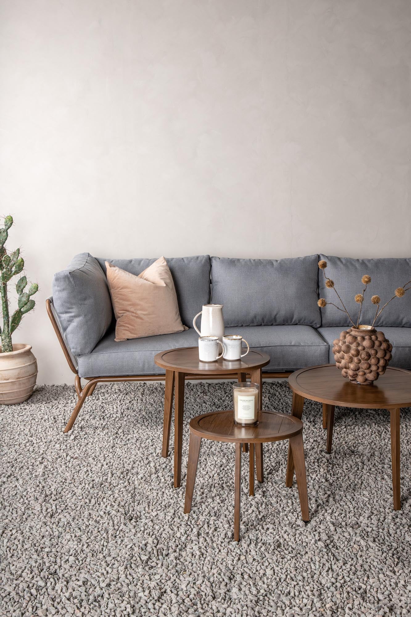 Roxo Ecksofa Outdoorset: Modernes Loungeset für bis zu 6 Personen, wetterfest und komfortabel – ideal für Ihre Terrasse oder den Garten.