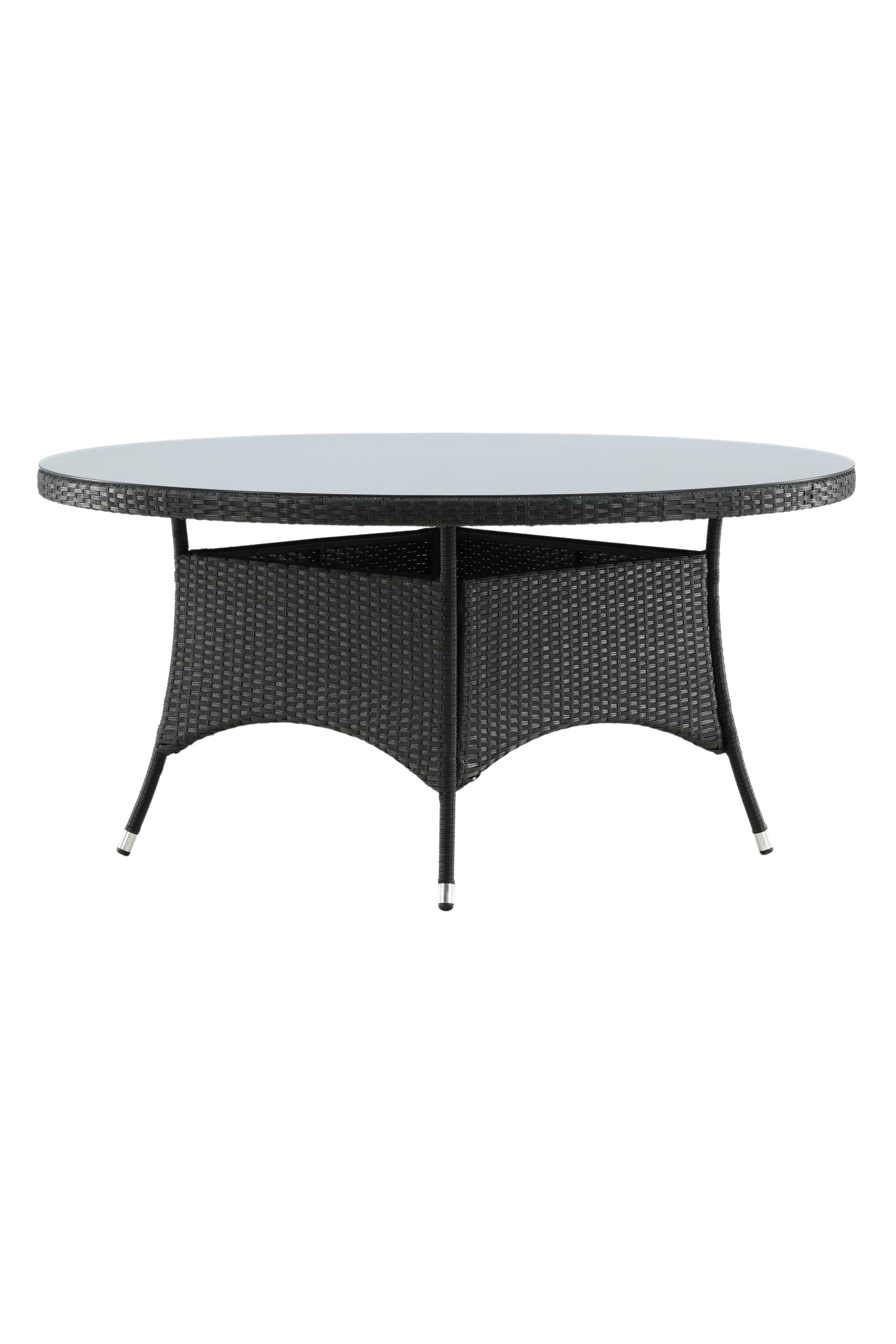 Volta Gartentisch rund in Schwarz präsentiert im Onlineshop von KAQTU Design AG. Gartentisch ist von Venture Home