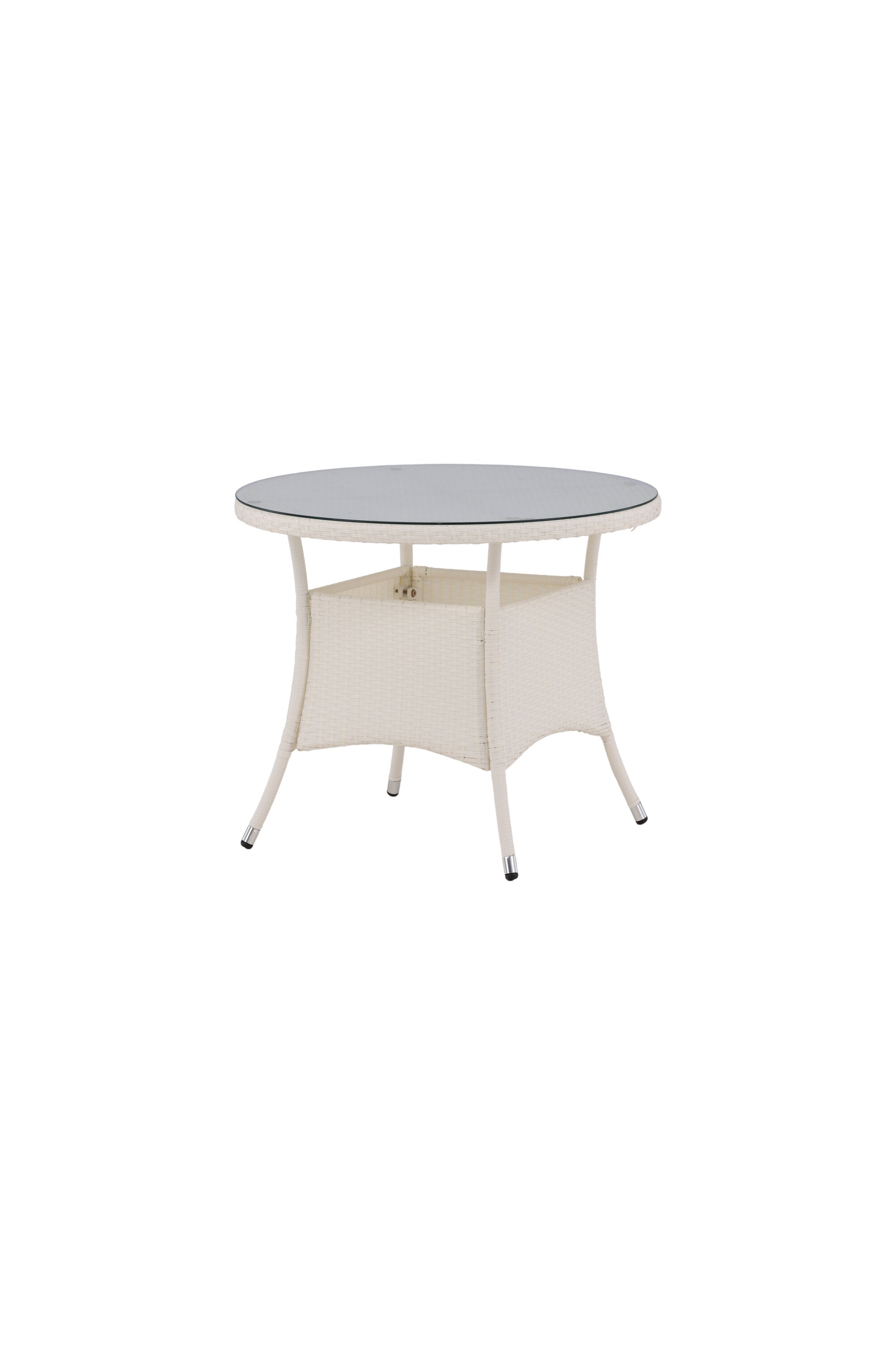 Volta Gartentisch rund in Weiss präsentiert im Onlineshop von KAQTU Design AG. Gartentisch ist von Venture Home