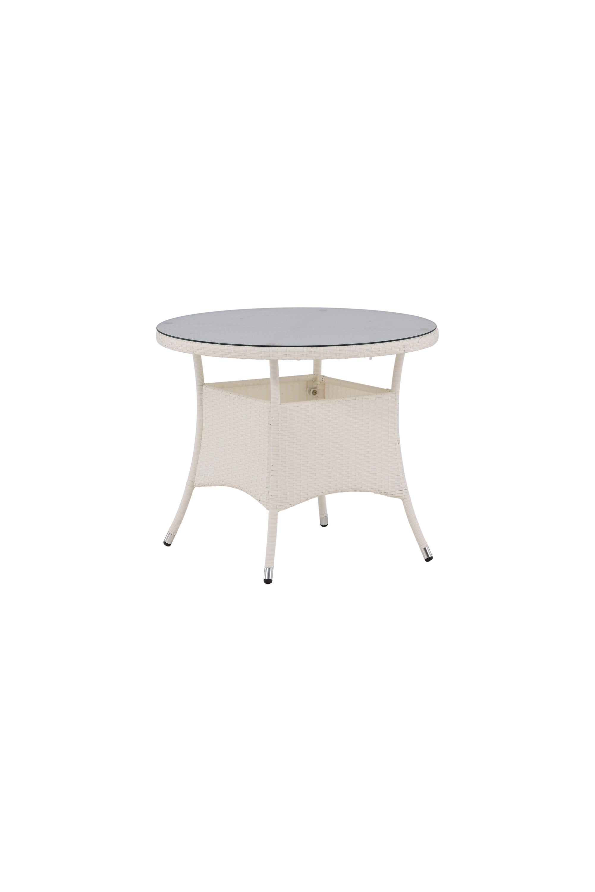 Volta Gartentisch rund in Weiss präsentiert im Onlineshop von KAQTU Design AG. Gartentisch ist von Venture Home