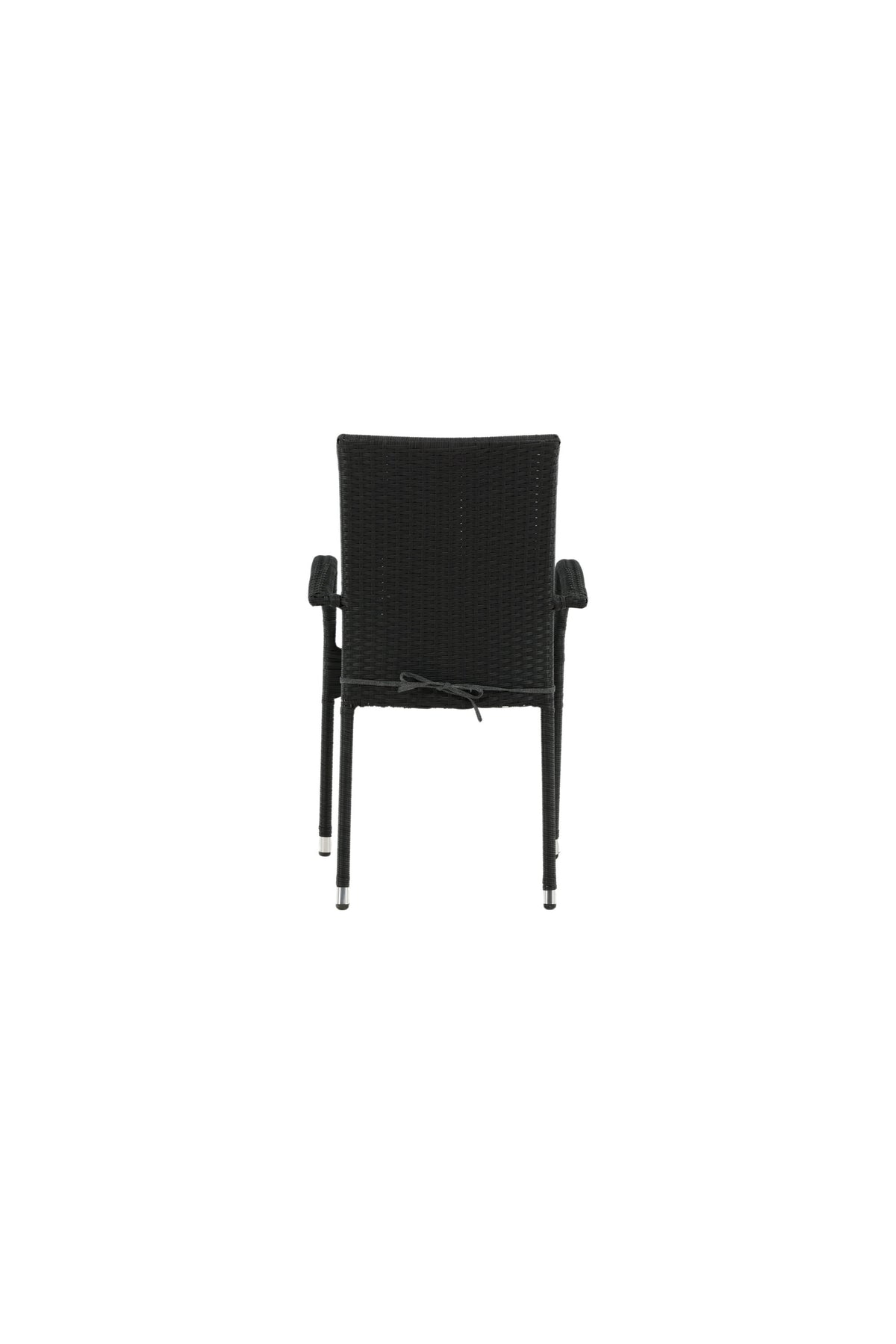 Anna Gartenstuhl in Schwarz präsentiert im Onlineshop von KAQTU Design AG. Gartenstuhl mit Armlehnen ist von Venture Home