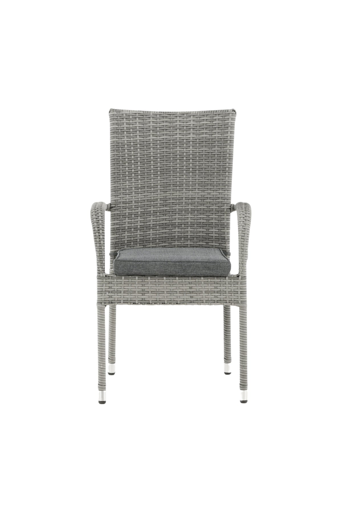 Anna Gartenstuhl in Grau präsentiert im Onlineshop von KAQTU Design AG. Gartenstuhl mit Armlehnen ist von Venture Home