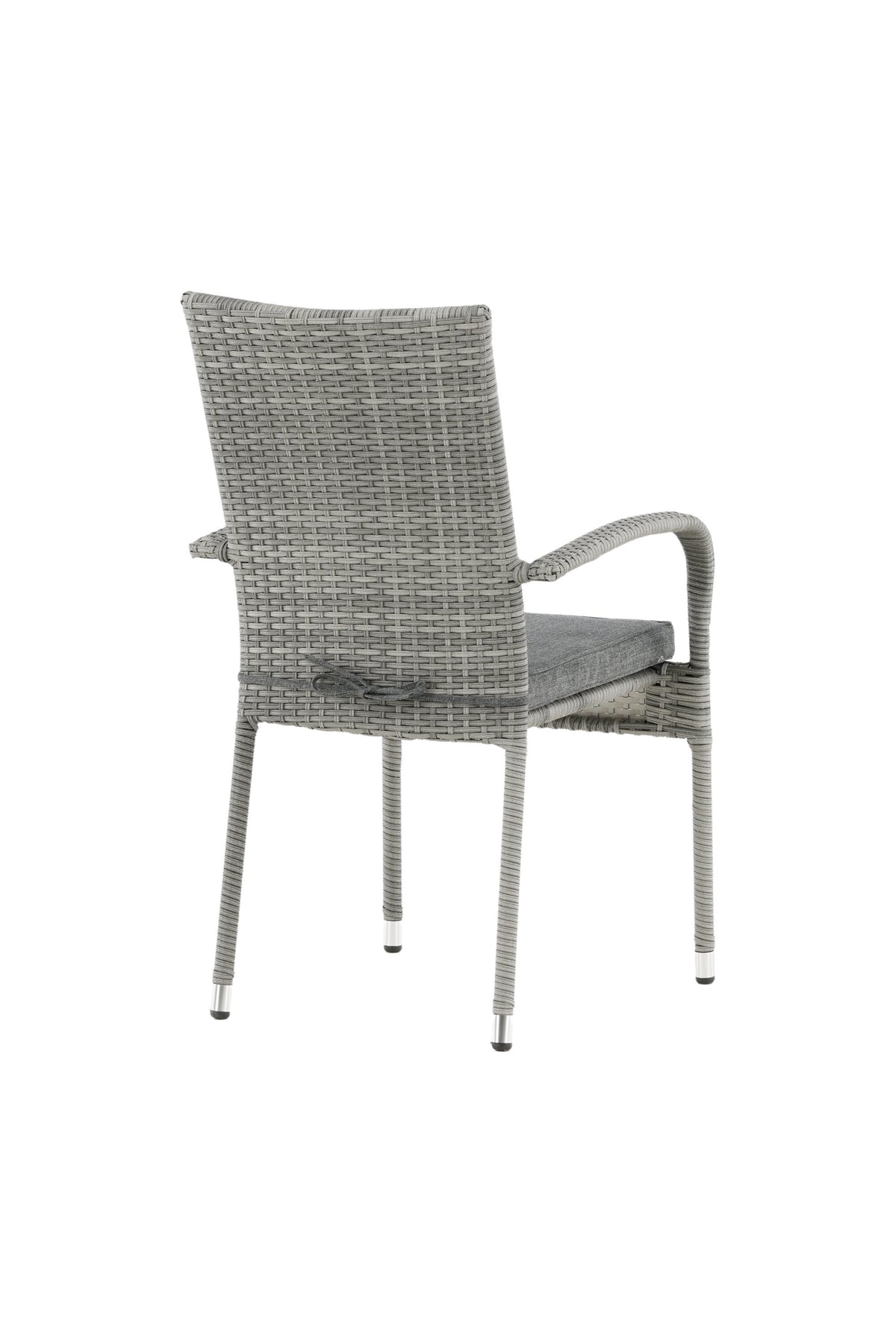 Anna Gartenstuhl in Grau präsentiert im Onlineshop von KAQTU Design AG. Gartenstuhl mit Armlehnen ist von Venture Home