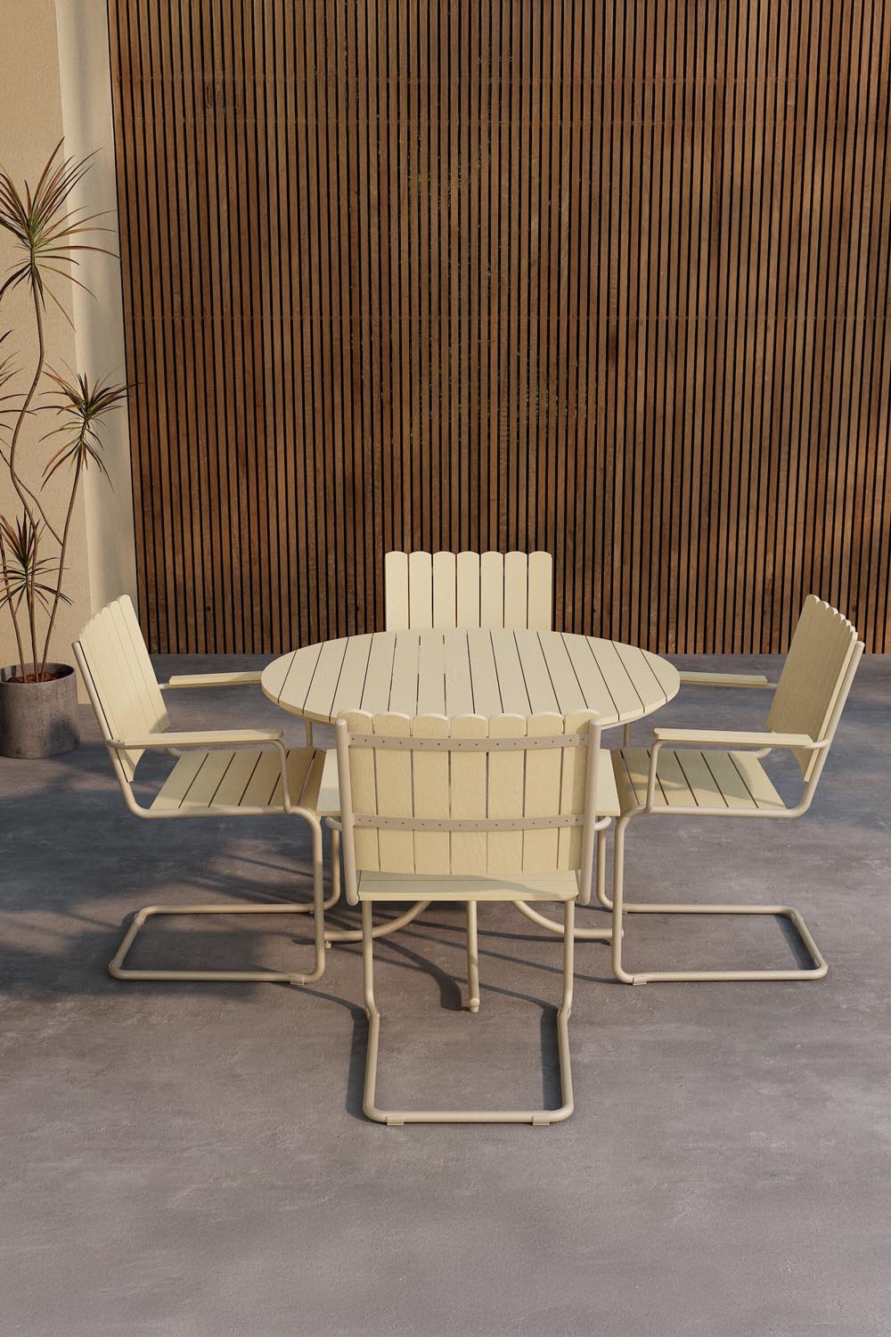 Holmsund Essgruppe in präsentiert im Onlineshop von KAQTU Design AG. Gartentischset ist von Venture Home
