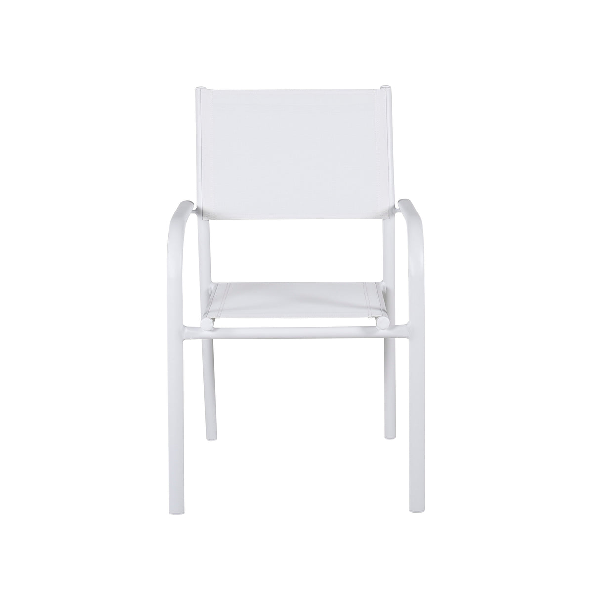Santorini Gartenstuhl in Weiss präsentiert im Onlineshop von KAQTU Design AG. Gartenstuhl mit Armlehnen ist von Venture Home