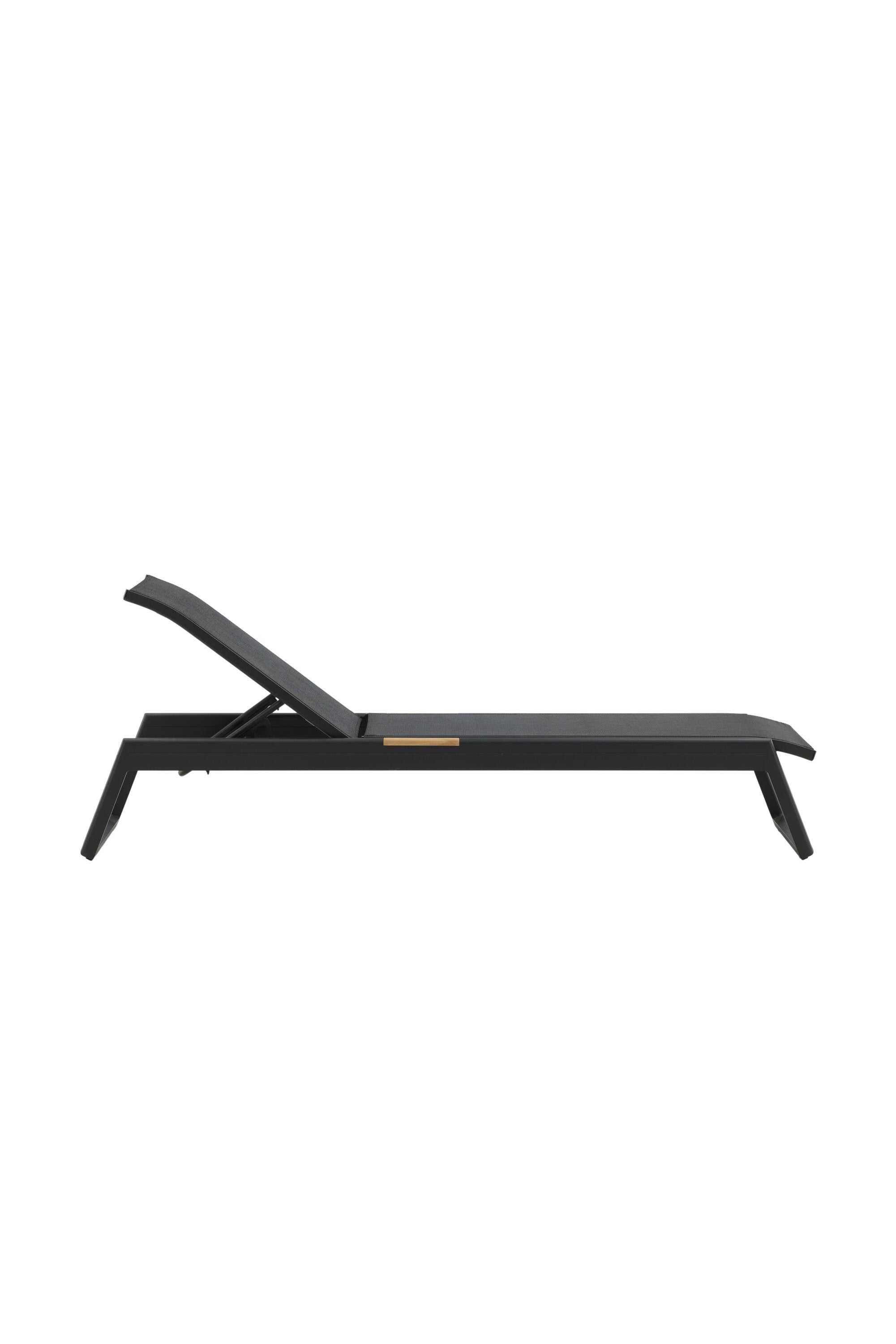 Mexiko Sonnenliege in Schwarz präsentiert im Onlineshop von KAQTU Design AG. Liegestuhl ist von Venture Home