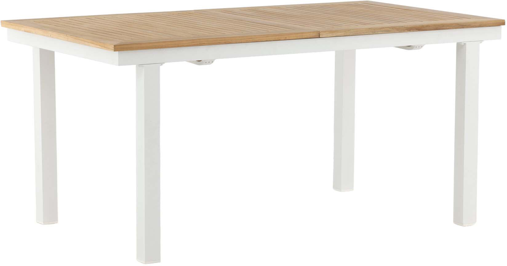 Eleganter, ausziehbarer Panama Gartentisch von Venture Home, perfekt für moderne Aussenbereiche und gesellige Treffen.