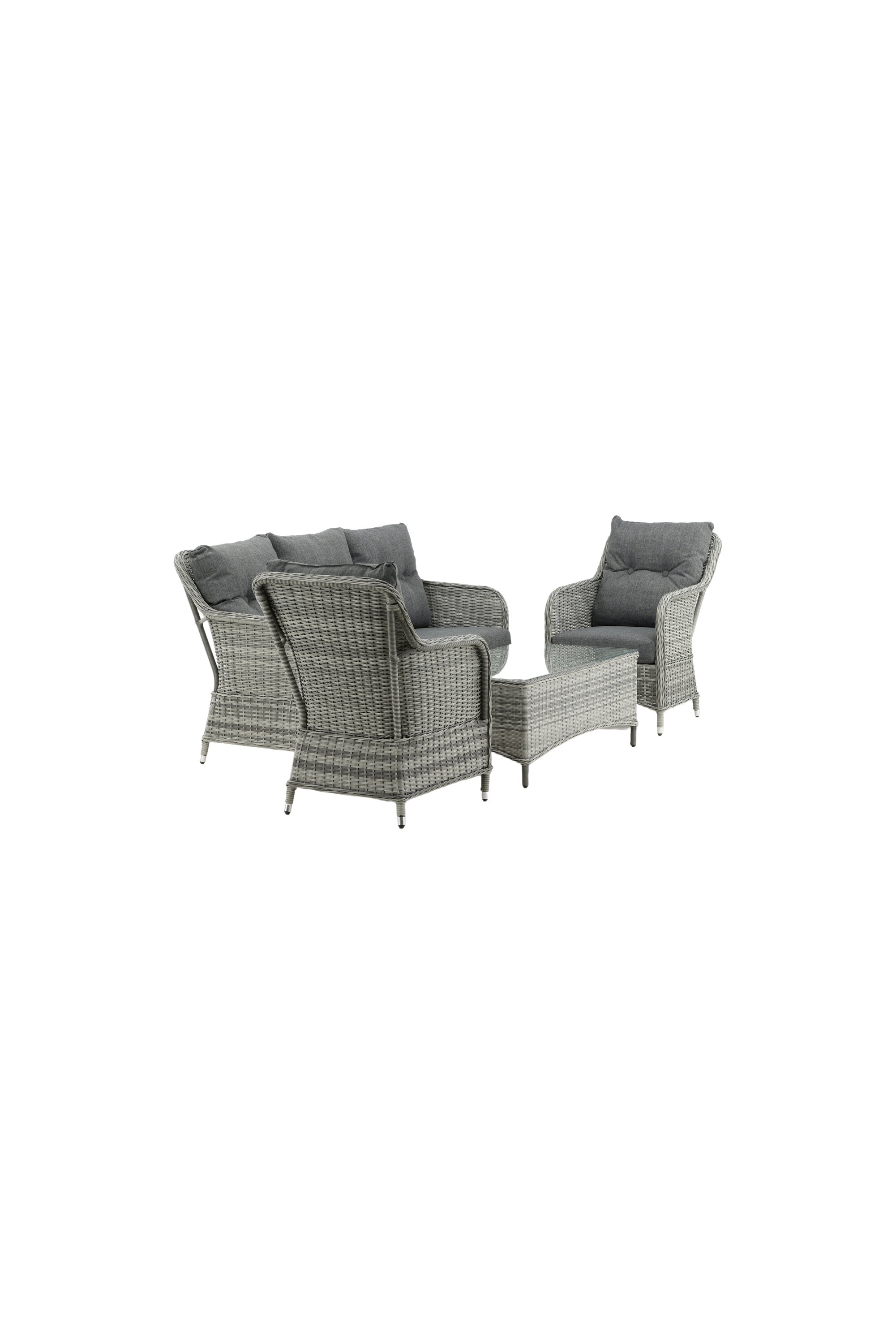 Vikelund Sofagarnitur in Grau präsentiert im Onlineshop von KAQTU Design AG. Loungeset ist von Venture Home