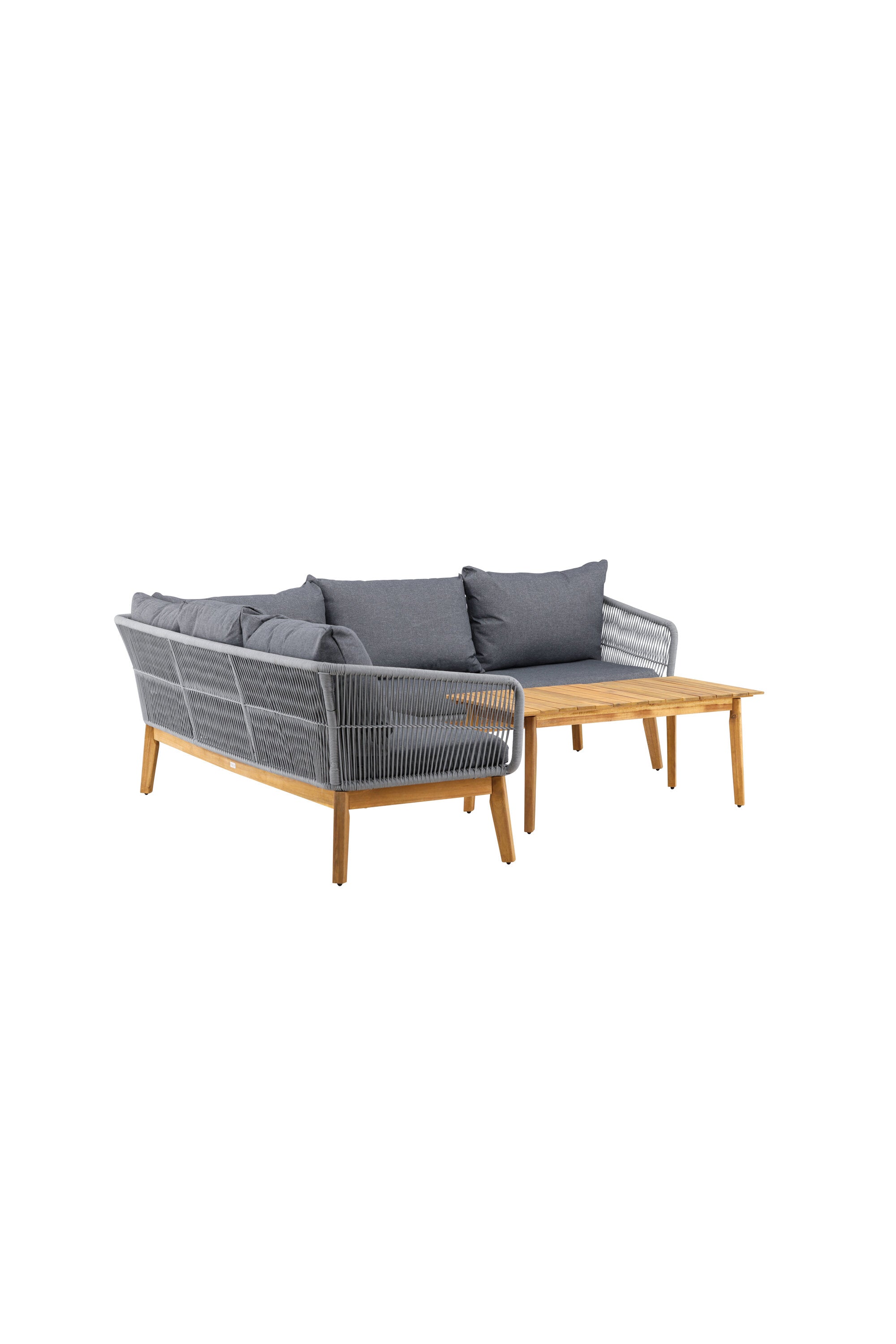 Chania Ecksofa Outdoorset 110cm in Grau präsentiert im Onlineshop von KAQTU Design AG. Loungeset ist von Venture Home
