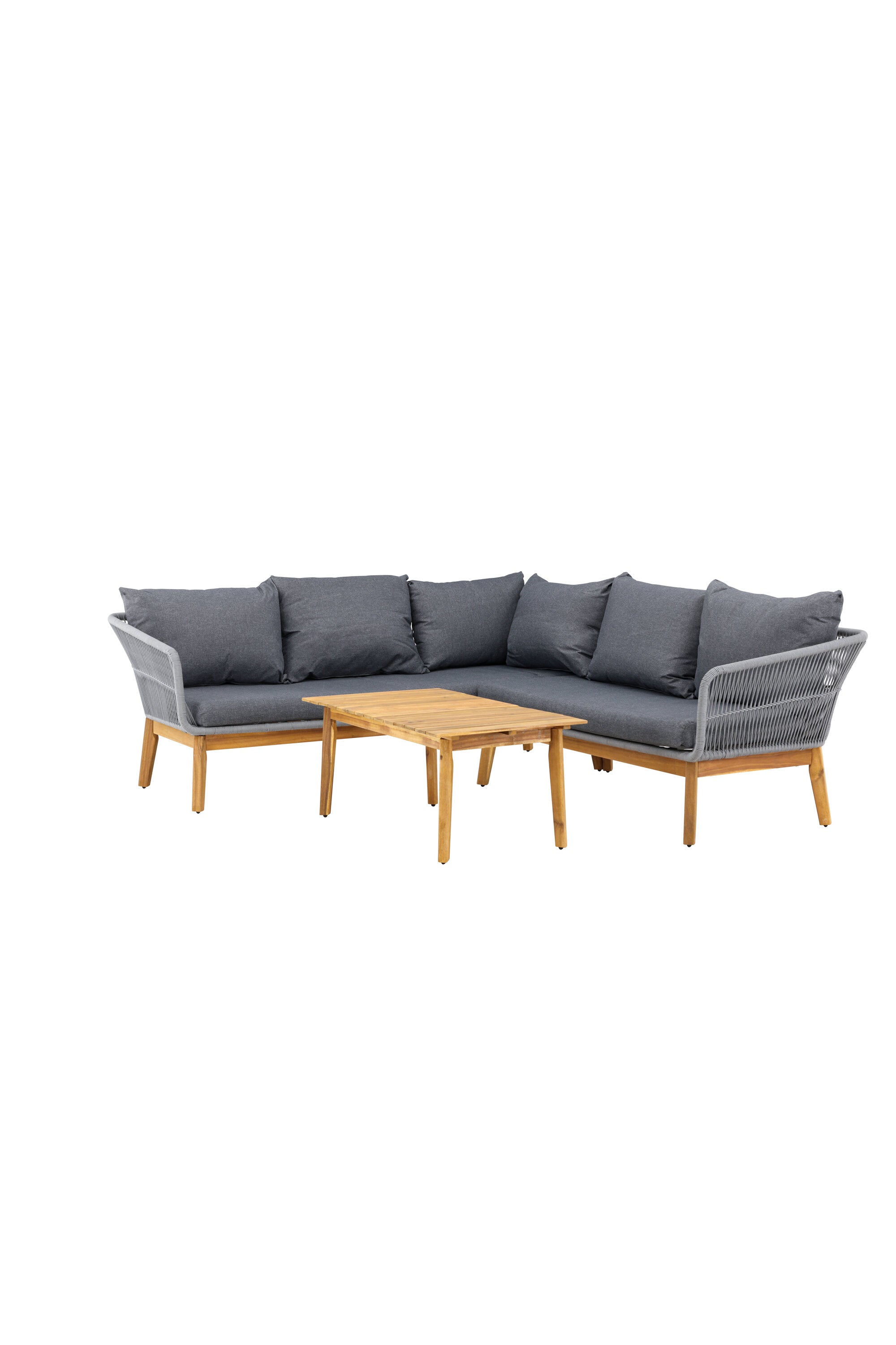 Chania Ecksofa Outdoorset 110cm in Grau präsentiert im Onlineshop von KAQTU Design AG. Loungeset ist von Venture Home