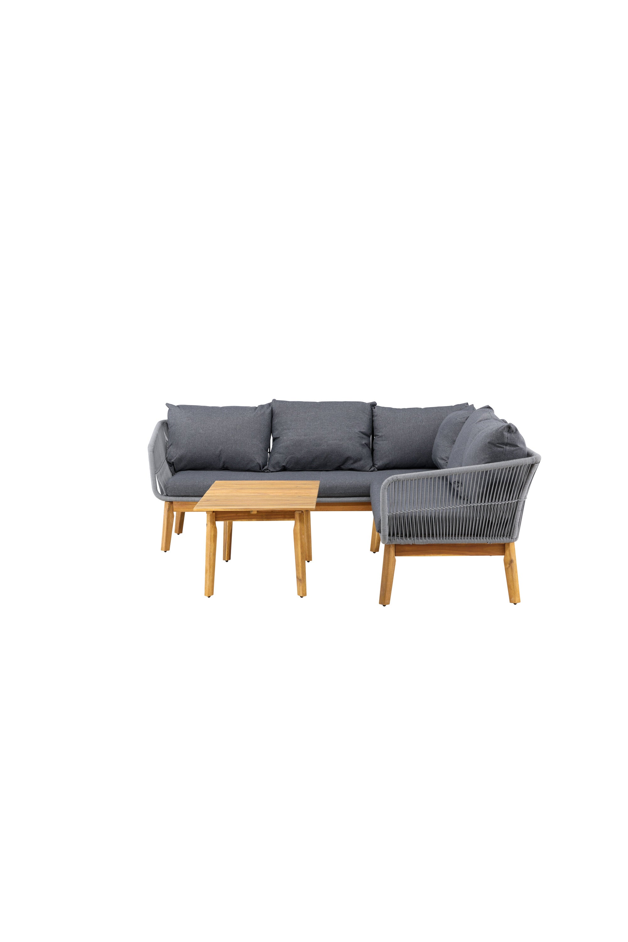 Chania Ecksofa Outdoorset 110cm in Grau präsentiert im Onlineshop von KAQTU Design AG. Loungeset ist von Venture Home