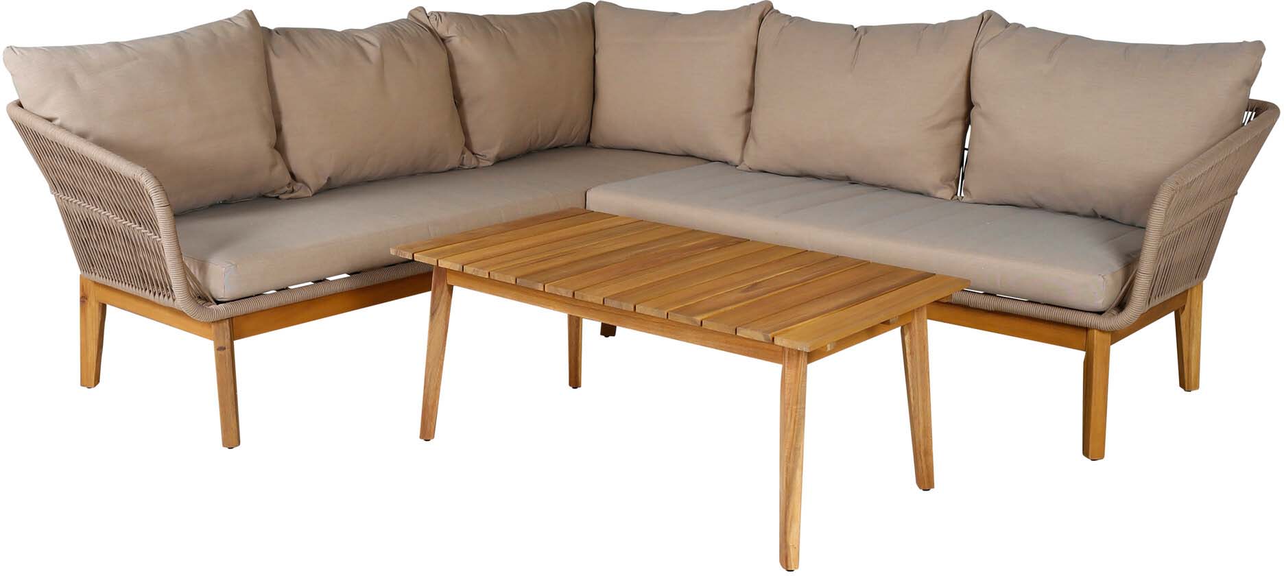 Chania Ecksofa 110cm: Komfort und Design für Ihren Aussenbereich.