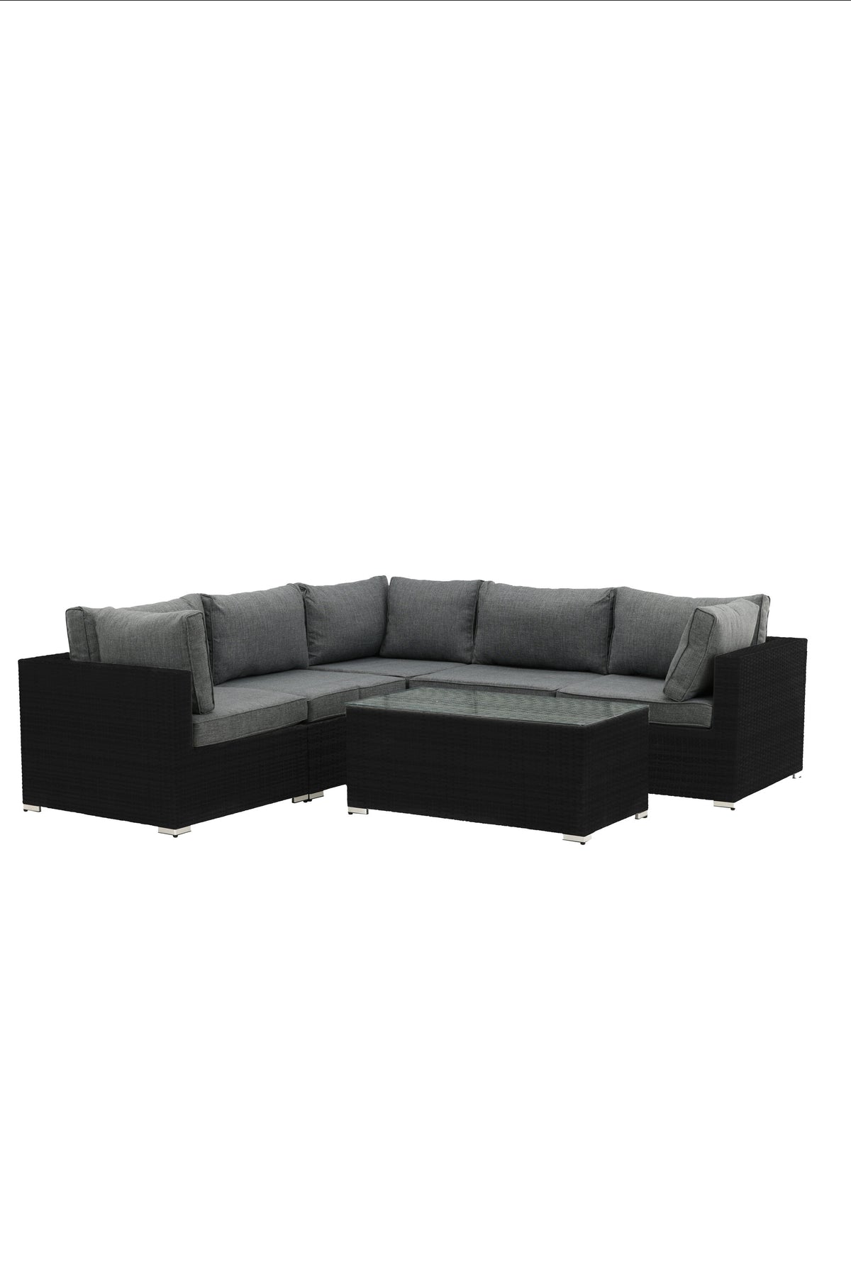 Amazon Ecksofa Outdoorset 110cm in Grau präsentiert im Onlineshop von KAQTU Design AG. Loungeset ist von Venture Home