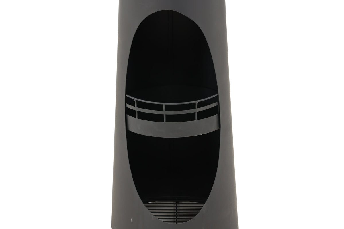 Bastian Feuerkorb in Schwarz präsentiert im Onlineshop von KAQTU Design AG. Feuerschale ist von Venture Home