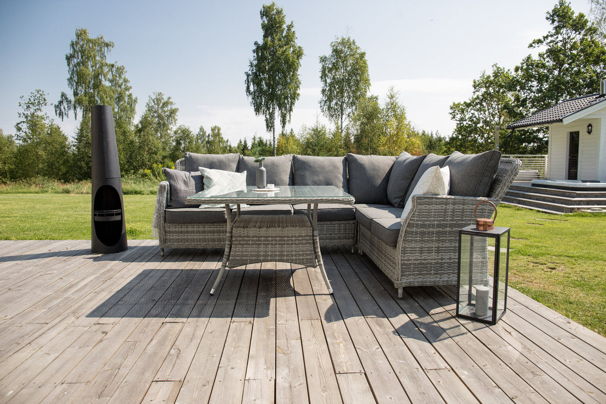 Bastian Feuerkorb in Schwarz präsentiert im Onlineshop von KAQTU Design AG. Feuerschale ist von Venture Home