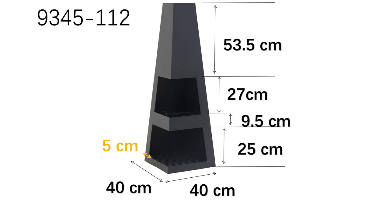 Bastian Feuerkorb in Schwarz präsentiert im Onlineshop von KAQTU Design AG. Feuerschale ist von Venture Home
