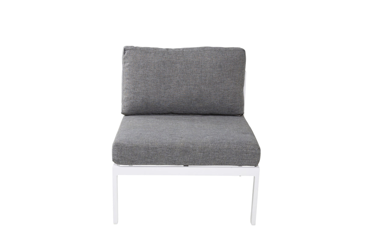Copacabana Sofa Middle in Weiss präsentiert im Onlineshop von KAQTU Design AG. Lounge Sofa ist von Venture Home