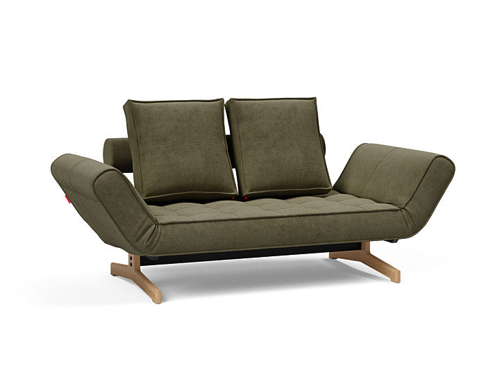 Erleben Sie das Ghia Klappsofa 80 Eiche von Innovation Living – eine elegante Lösung, die Komfort und Vielseitigkeit in jeden Raum bringt.