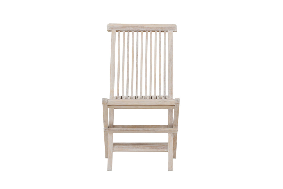 Kenya Gartenstuhl in Whitewash präsentiert im Onlineshop von KAQTU Design AG. Gartenstuhl ist von Venture Home