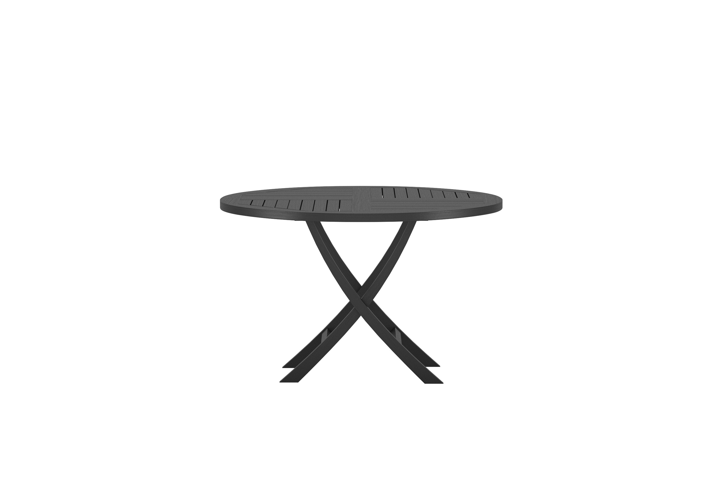 Kenya Gartentisch rund in Schwarz präsentiert im Onlineshop von KAQTU Design AG. Gartentisch ist von Venture Home