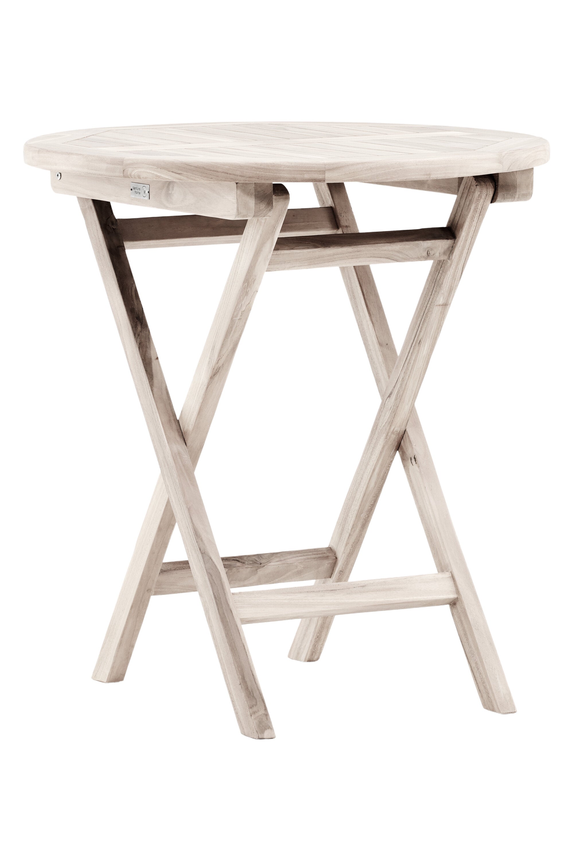 Kenia Café Tisch in Whitewash präsentiert im Onlineshop von KAQTU Design AG. Beistelltisch Outdoor ist von Venture Home