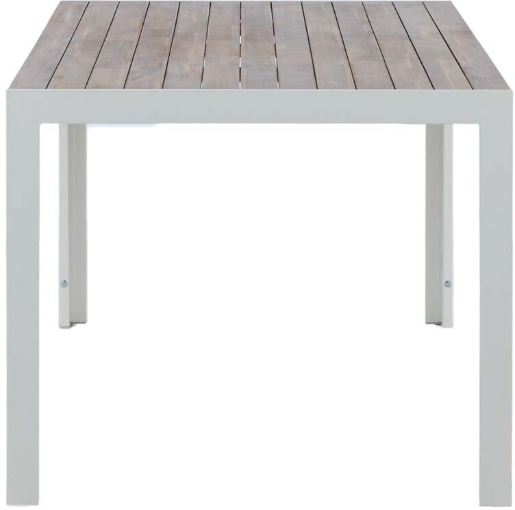 Der BoIS Gartentisch von Venture Home vereint skandinavische Eleganz mit robustem Akazienholz und stabilen Metallbeinen für entspannte Outdoor-Momente.