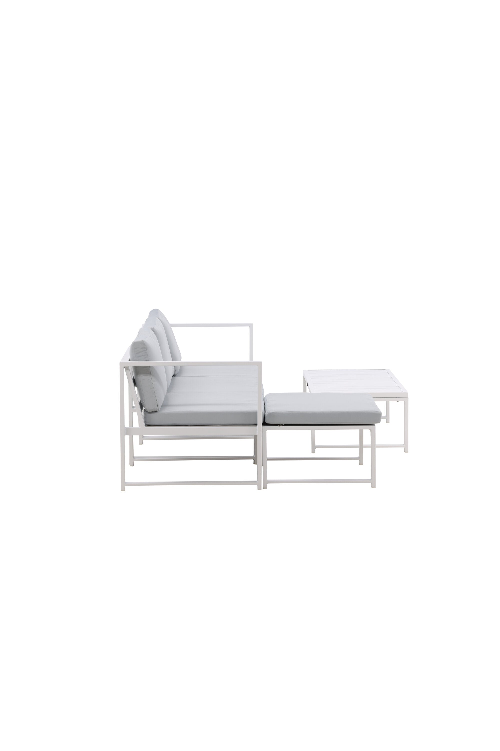 Salvador Sofagarnitur in Grau präsentiert im Onlineshop von KAQTU Design AG. Loungeset ist von Venture Home