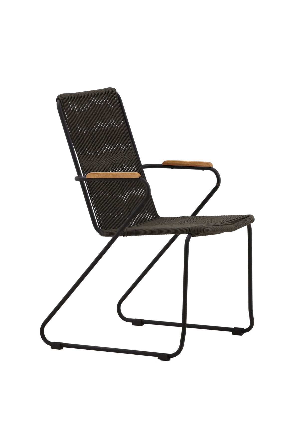 Bois Gartenstuhl in Dunkelgrau präsentiert im Onlineshop von KAQTU Design AG. Gartenstuhl ist von Venture Home