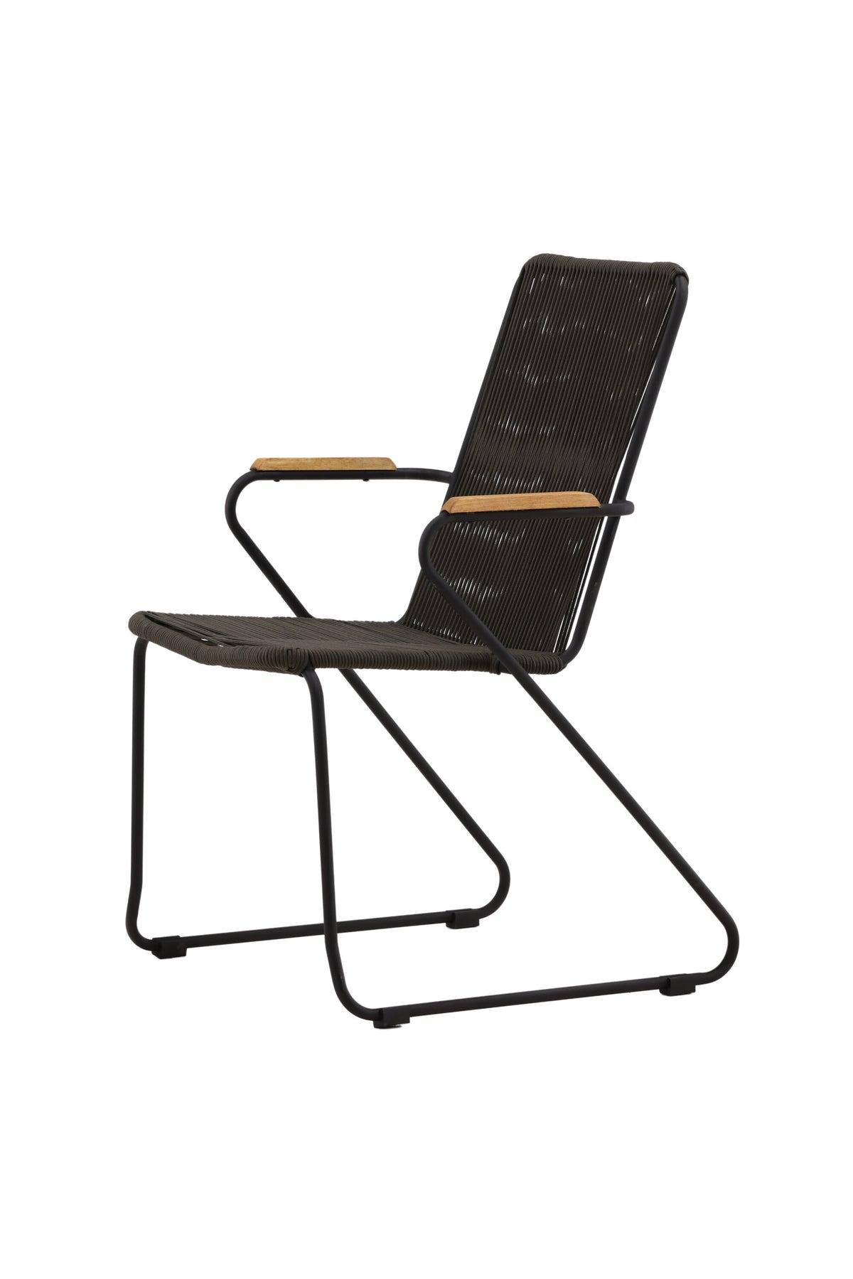 Bois Gartenstuhl in Dunkelgrau präsentiert im Onlineshop von KAQTU Design AG. Gartenstuhl ist von Venture Home