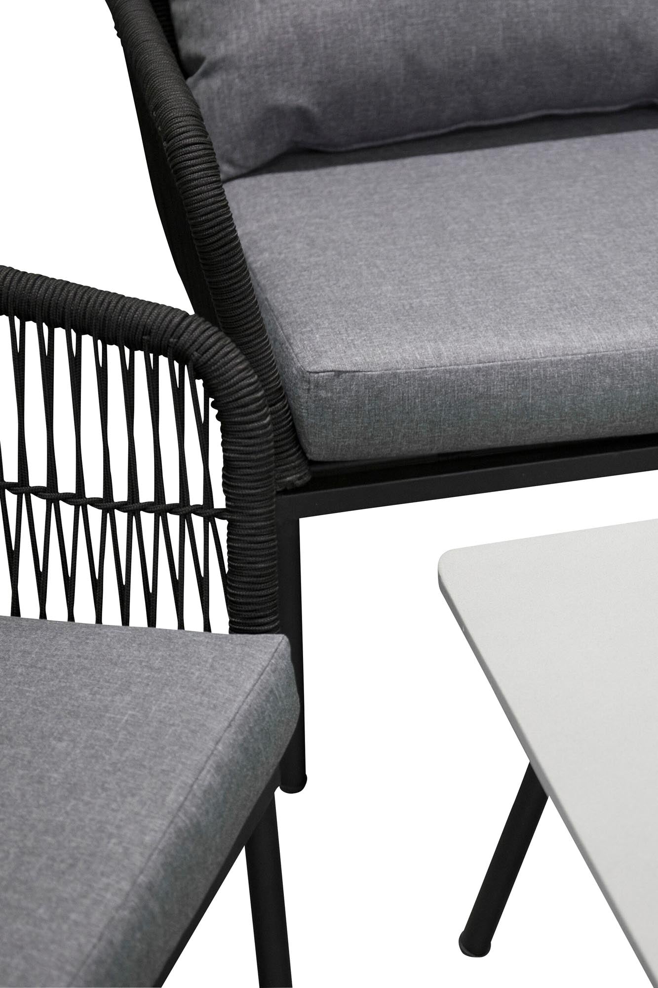 Elegante Sofagarnitur von Venture Home: modernes Design, hoher Komfort und perfekte Ergänzung für Ihr Zuhause oder den Garten.