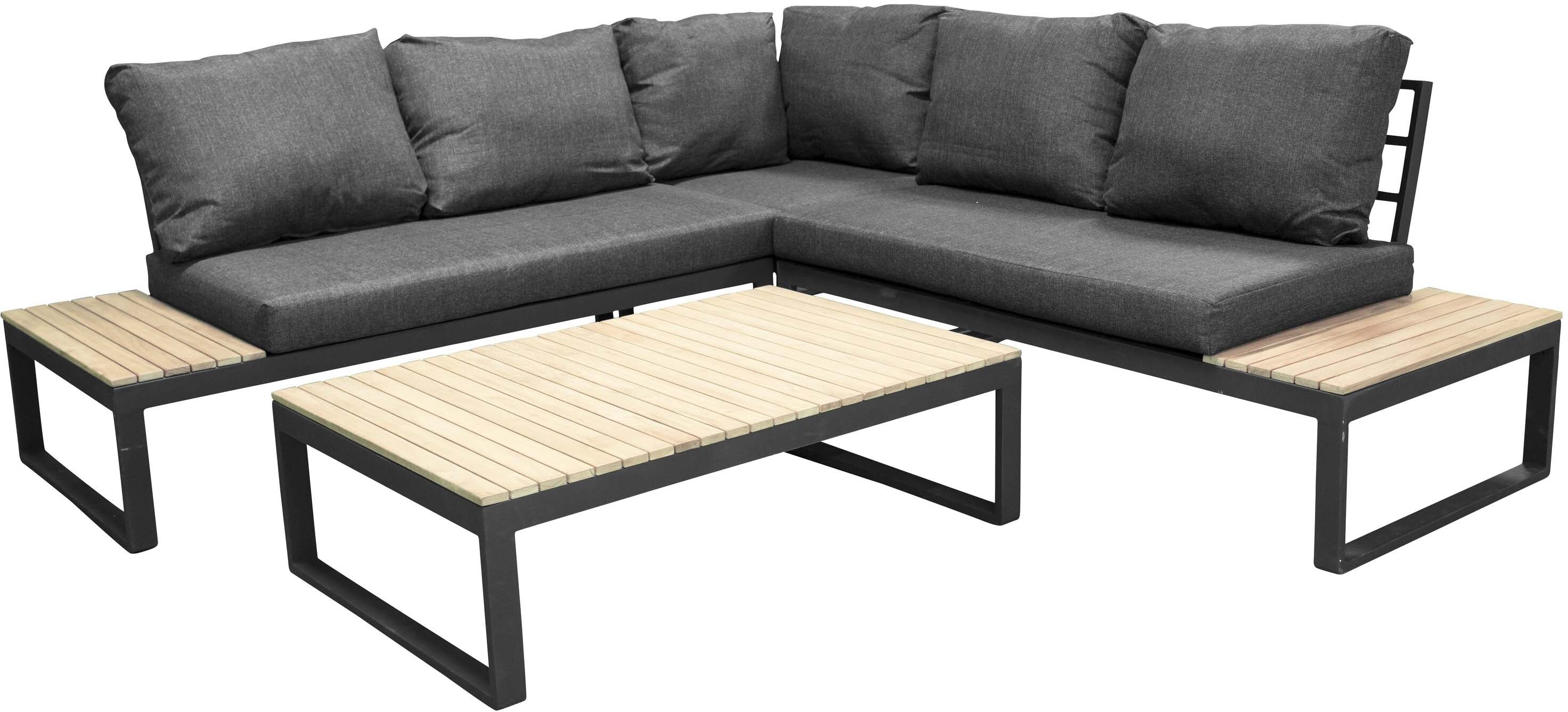 Stylisches Panama Ecksofa Outdoorset 112cm von Venture Home: Ideal für gesellige Stunden im Freien mit Komfort und Eleganz.