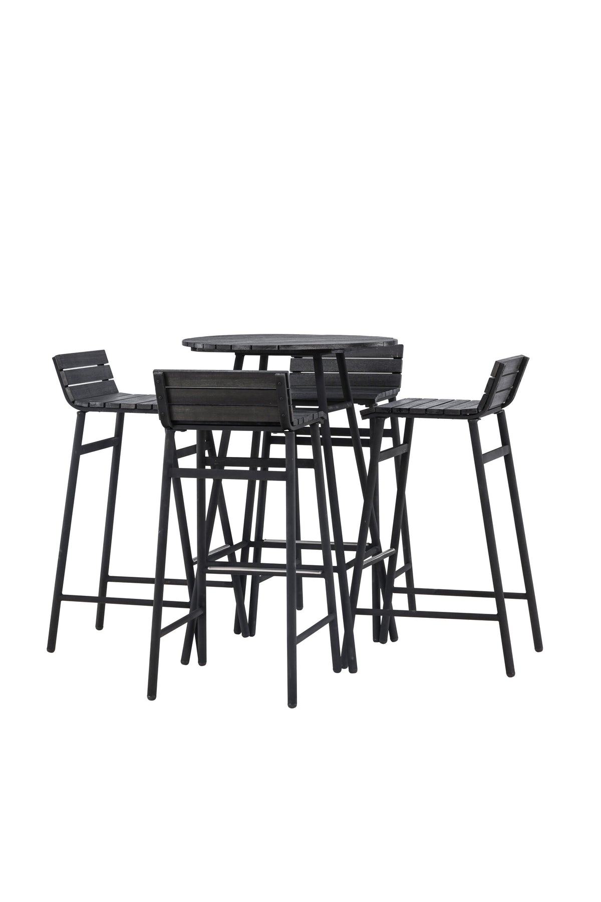 Mexico Bar Set in Schwarz Schwarz präsentiert im Onlineshop von KAQTU Design AG. Loungeset ist von Venture Home