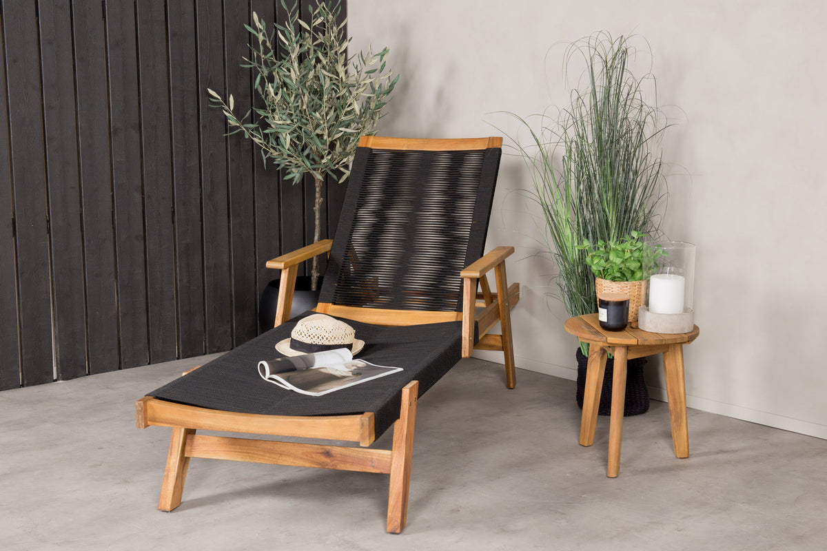 Little John Sonnenliege in Natur präsentiert im Onlineshop von KAQTU Design AG. Liegestuhl ist von Venture Home