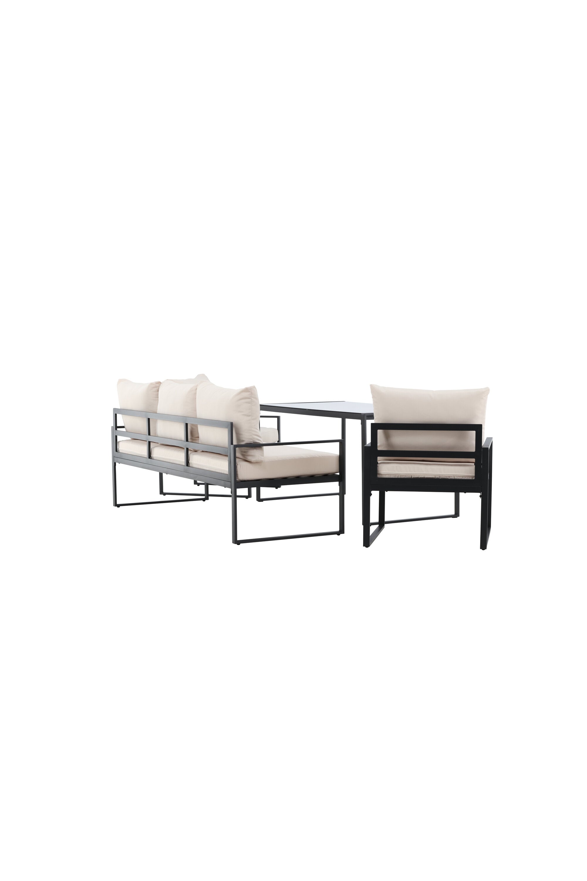 Das Catania Sofa Set von Venture Home bietet stilvolles Design und Komfort, perfekt für moderne Terrassen und Gärten.