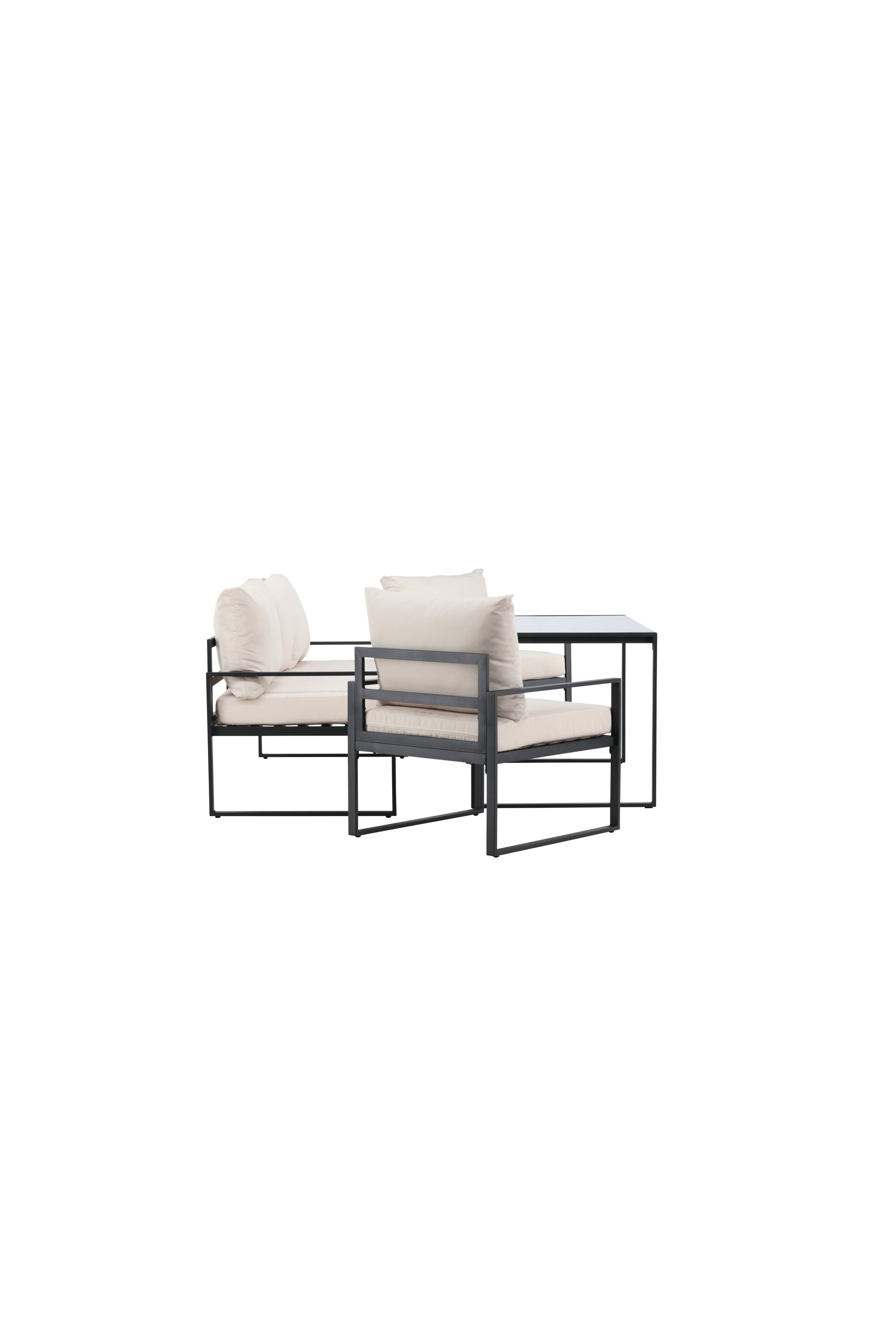 Catania Sofa Set in Beige/Schwarz präsentiert im Onlineshop von KAQTU Design AG. Loungeset ist von Venture Home