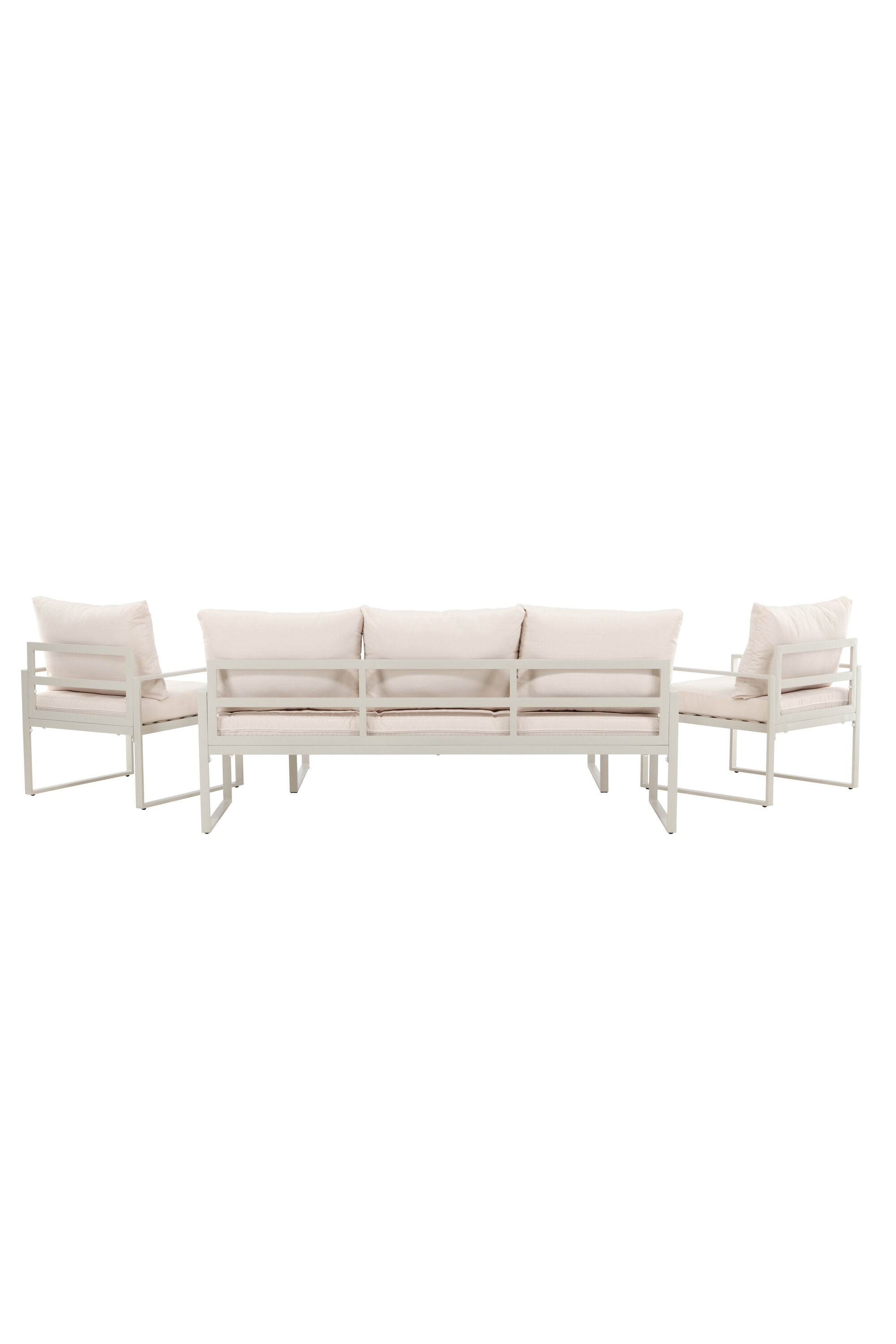 Das Catania Sofa Set von Venture Home bietet elegantes Design und Komfort, perfekt für zeitgemässe Aussenbereiche.