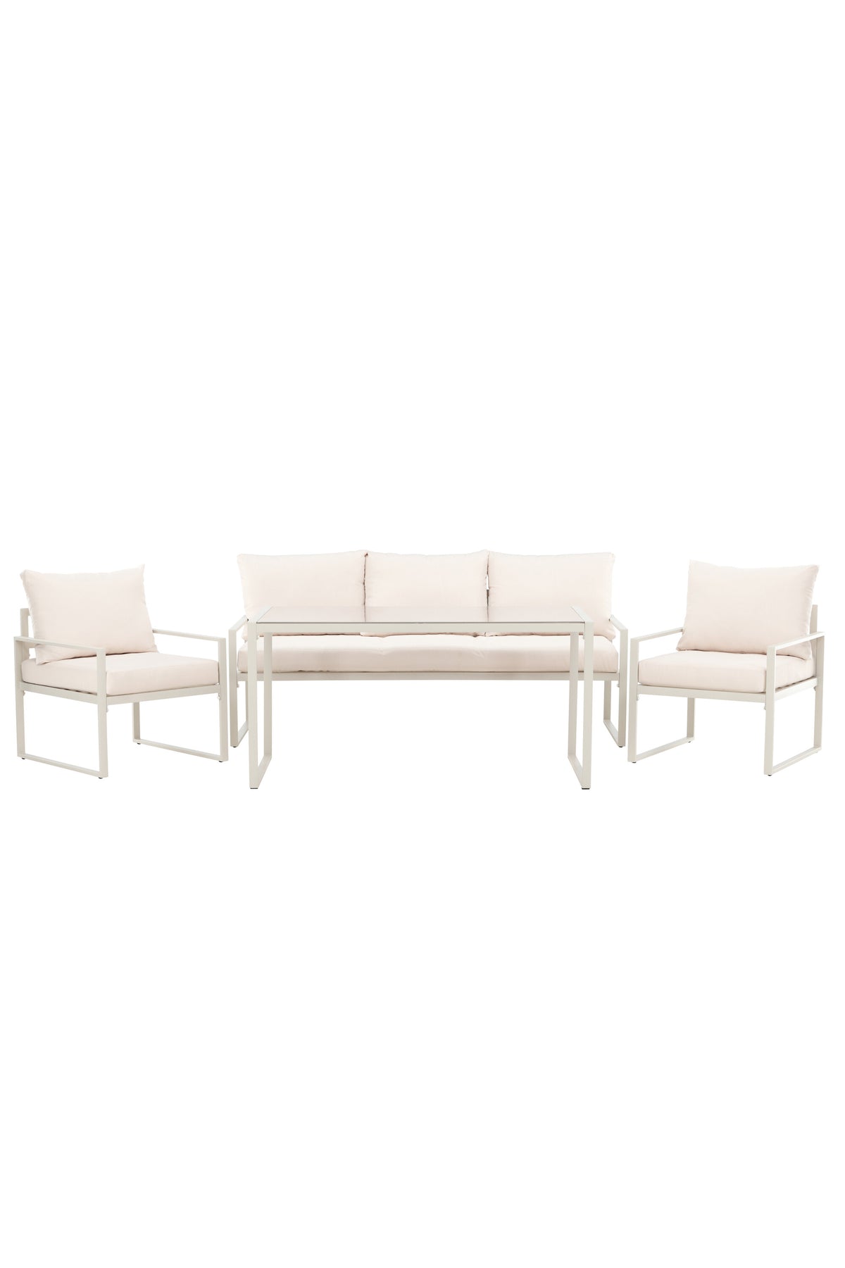 Catania Sofa Set in Beige präsentiert im Onlineshop von KAQTU Design AG. Loungeset ist von Venture Home
