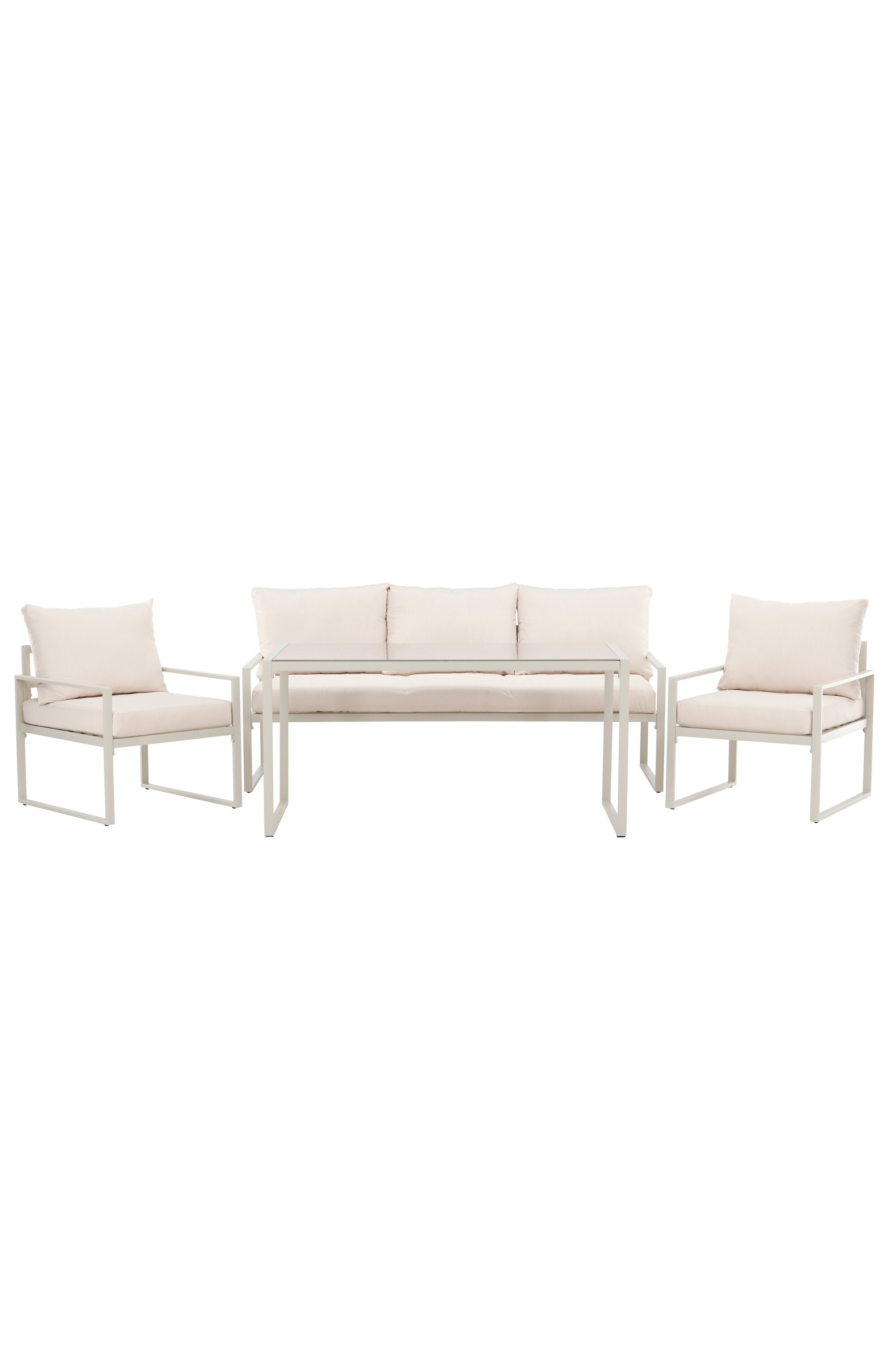 Catania Sofa Set in Beige präsentiert im Onlineshop von KAQTU Design AG. Loungeset ist von Venture Home