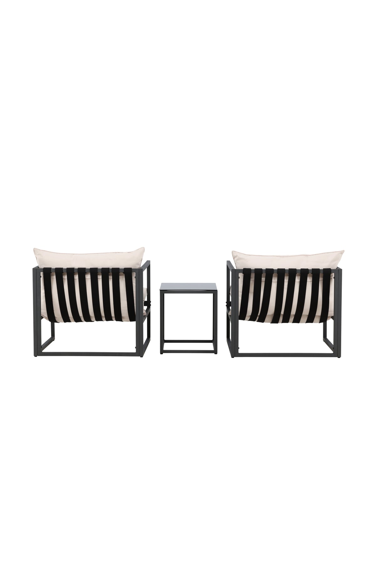 Messina Lounge Set in Schwarz präsentiert im Onlineshop von KAQTU Design AG. Loungeset ist von Venture Home