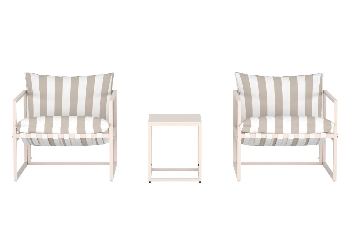 Messina Lounge Set in Beige präsentiert im Onlineshop von KAQTU Design AG. Loungeset ist von Venture Home