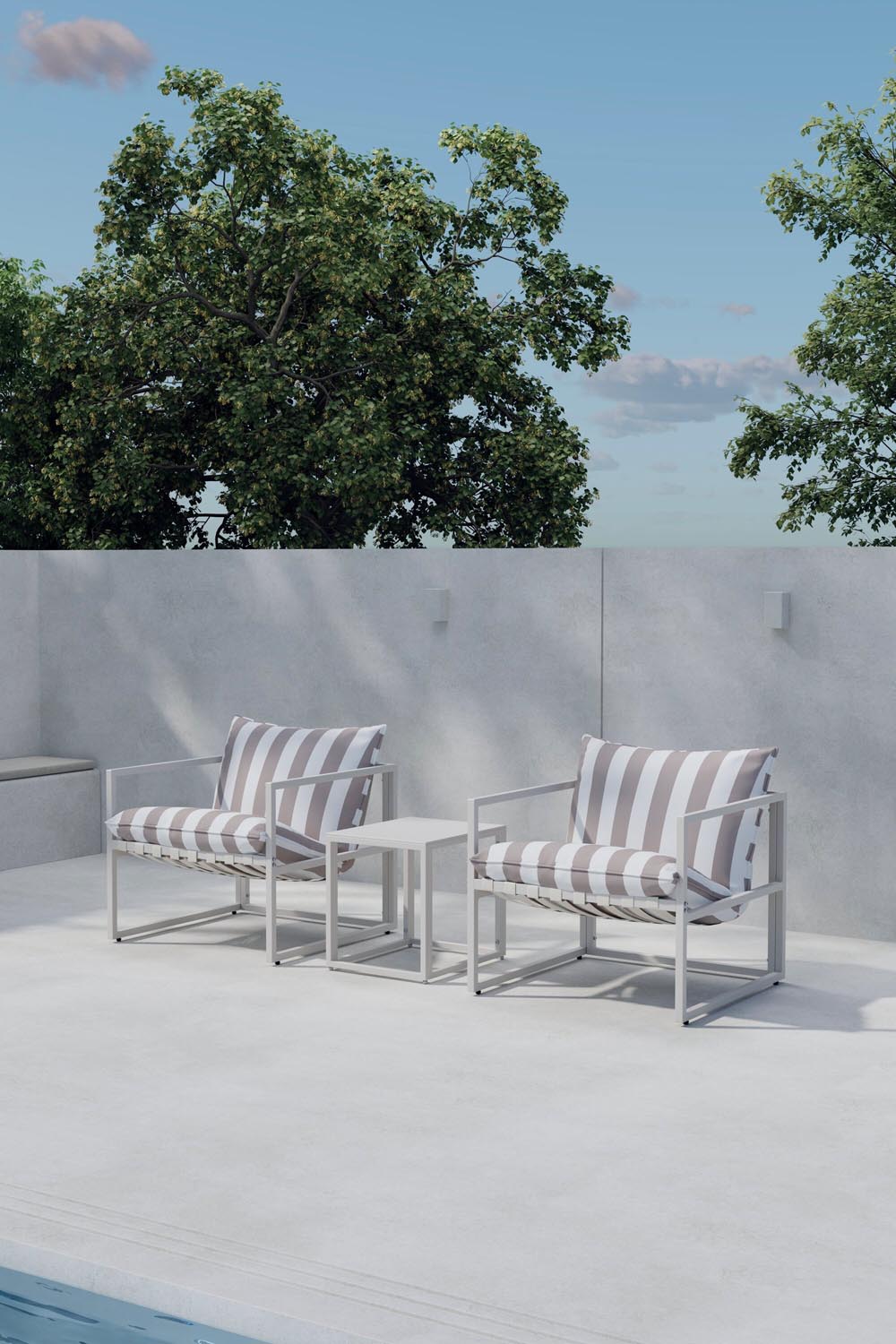 Messina Lounge Set in präsentiert im Onlineshop von KAQTU Design AG. Loungeset ist von Venture Home