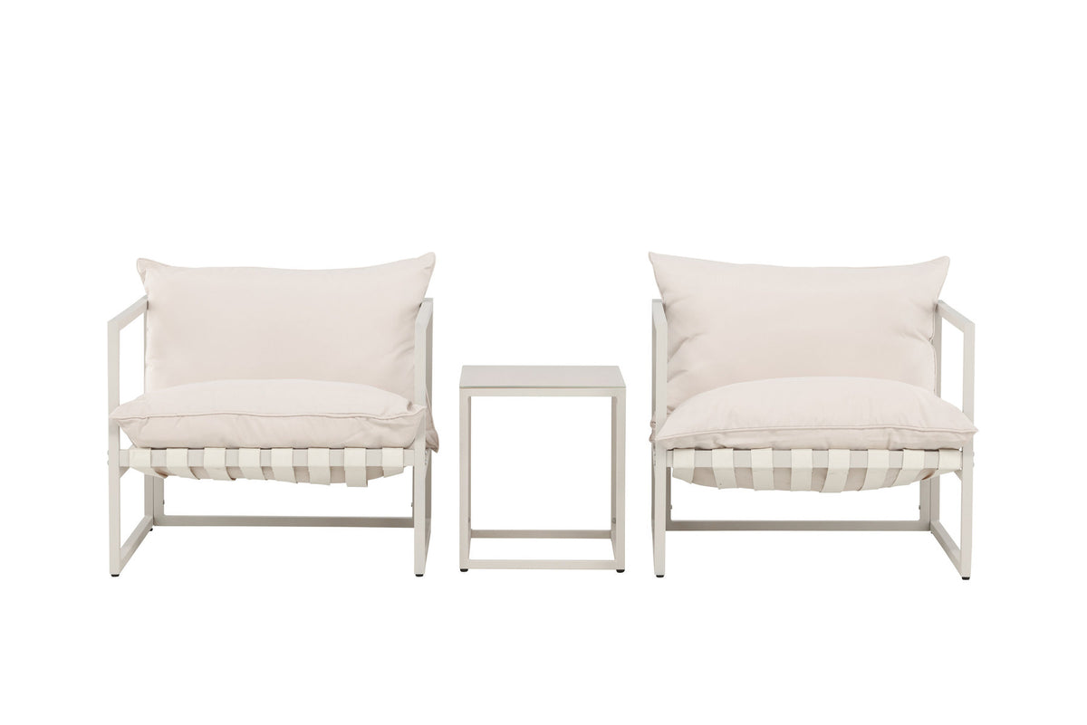 Messina Lounge Set in Beige präsentiert im Onlineshop von KAQTU Design AG. Loungeset ist von Venture Home