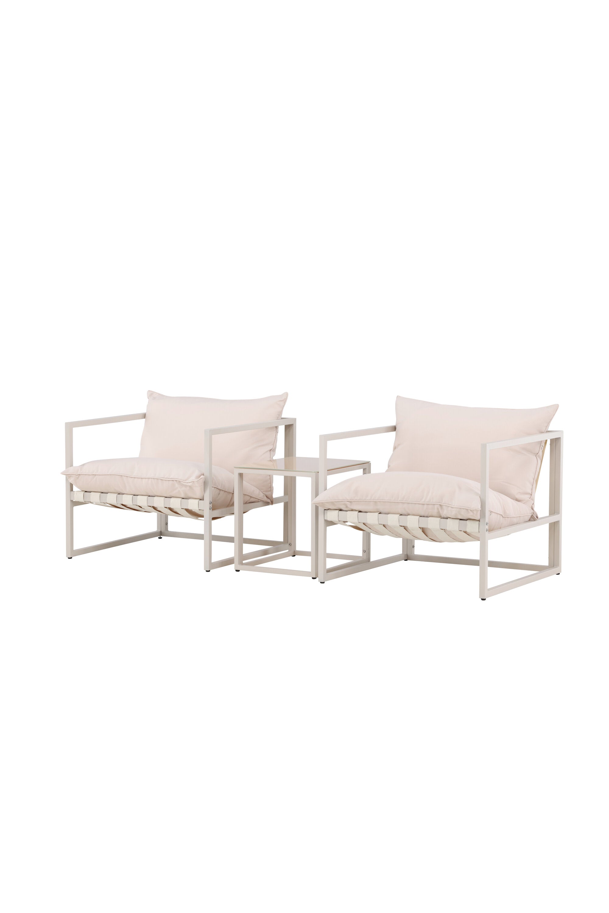 Das Messina Lounge Set von Venture Home bietet stilvollen Komfort und modernes Design für Terrasse und Garten.