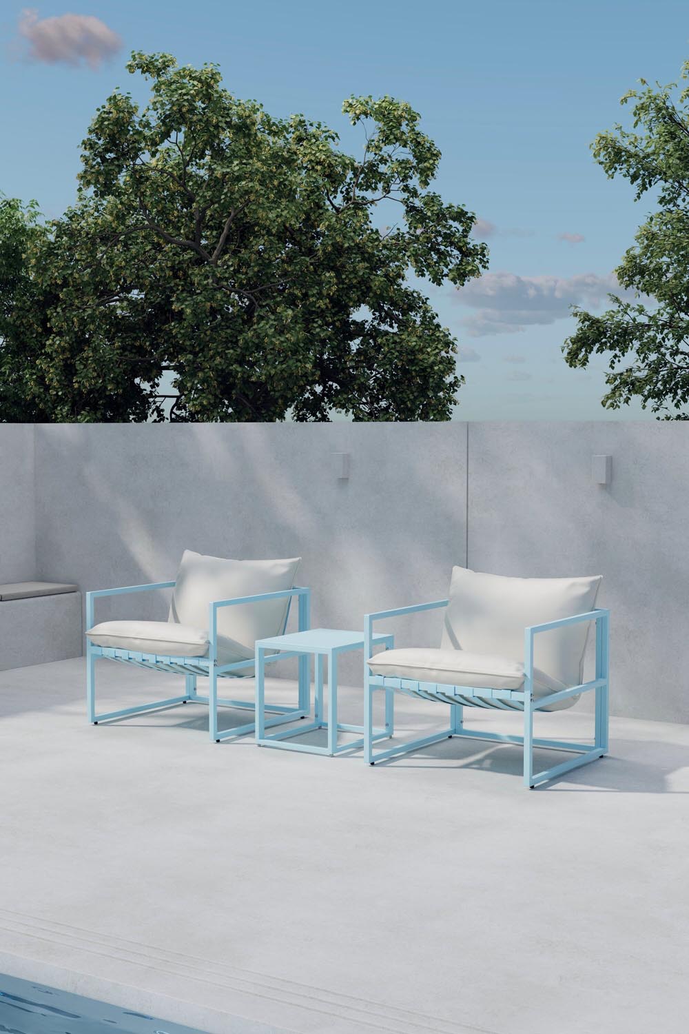 Messina Lounge Set in präsentiert im Onlineshop von KAQTU Design AG. Loungeset ist von Venture Home