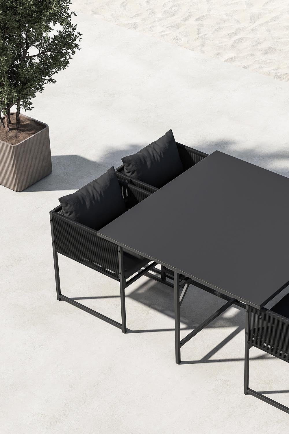 Noto Gartentisch-Set in präsentiert im Onlineshop von KAQTU Design AG. Gartentischset ist von Venture Home